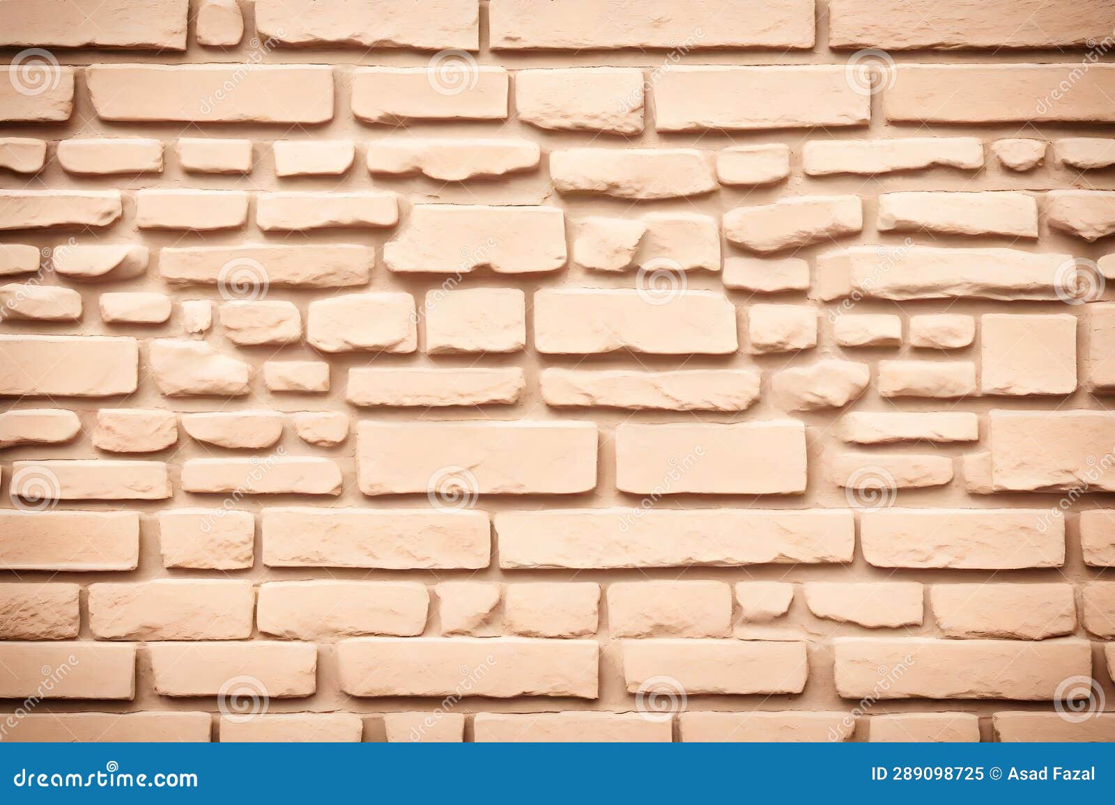 Cream Brick Wall Texture Background Stock Image Image of cobblestone, iron 289098725
