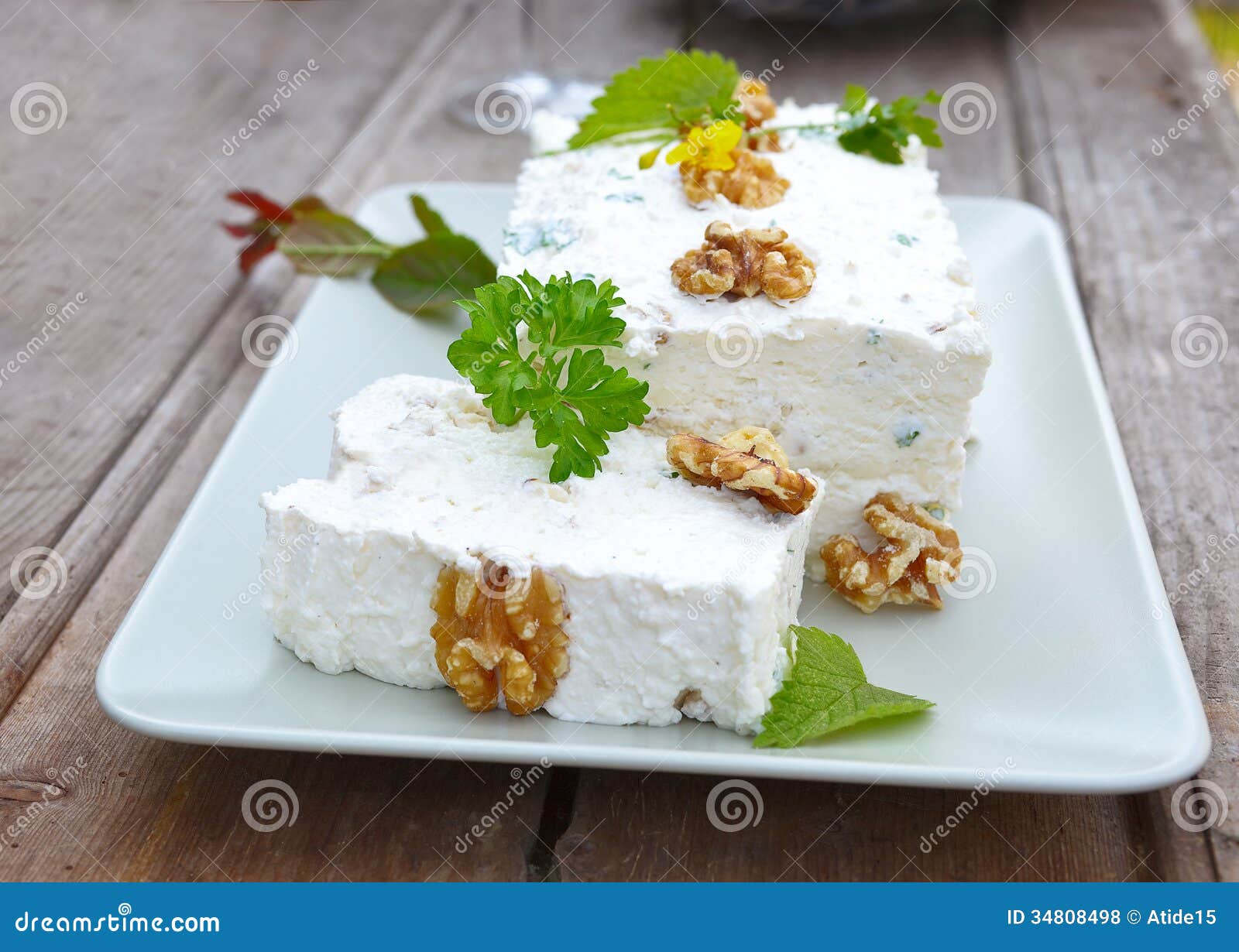 Cream Cheese Terrine stock photo. Image of vegetarian 34808498