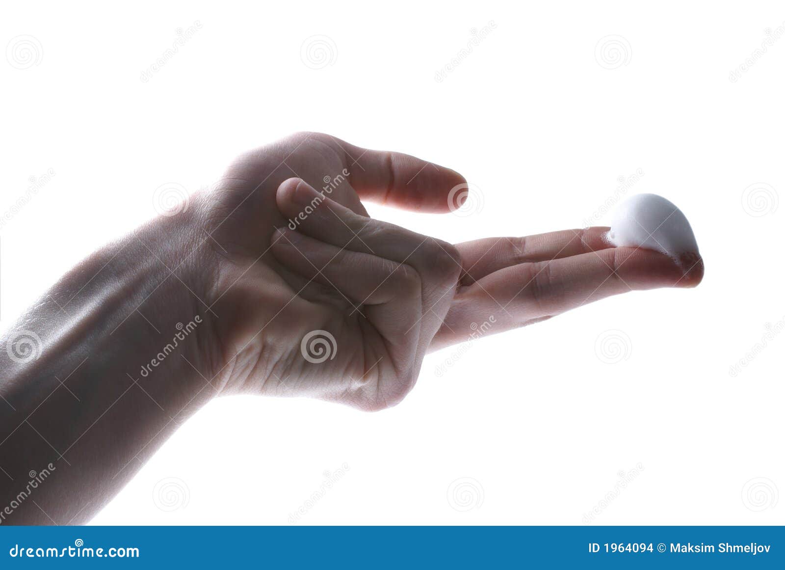 Cream on fingers stock photo. Image of wash, care, bubble 1964094