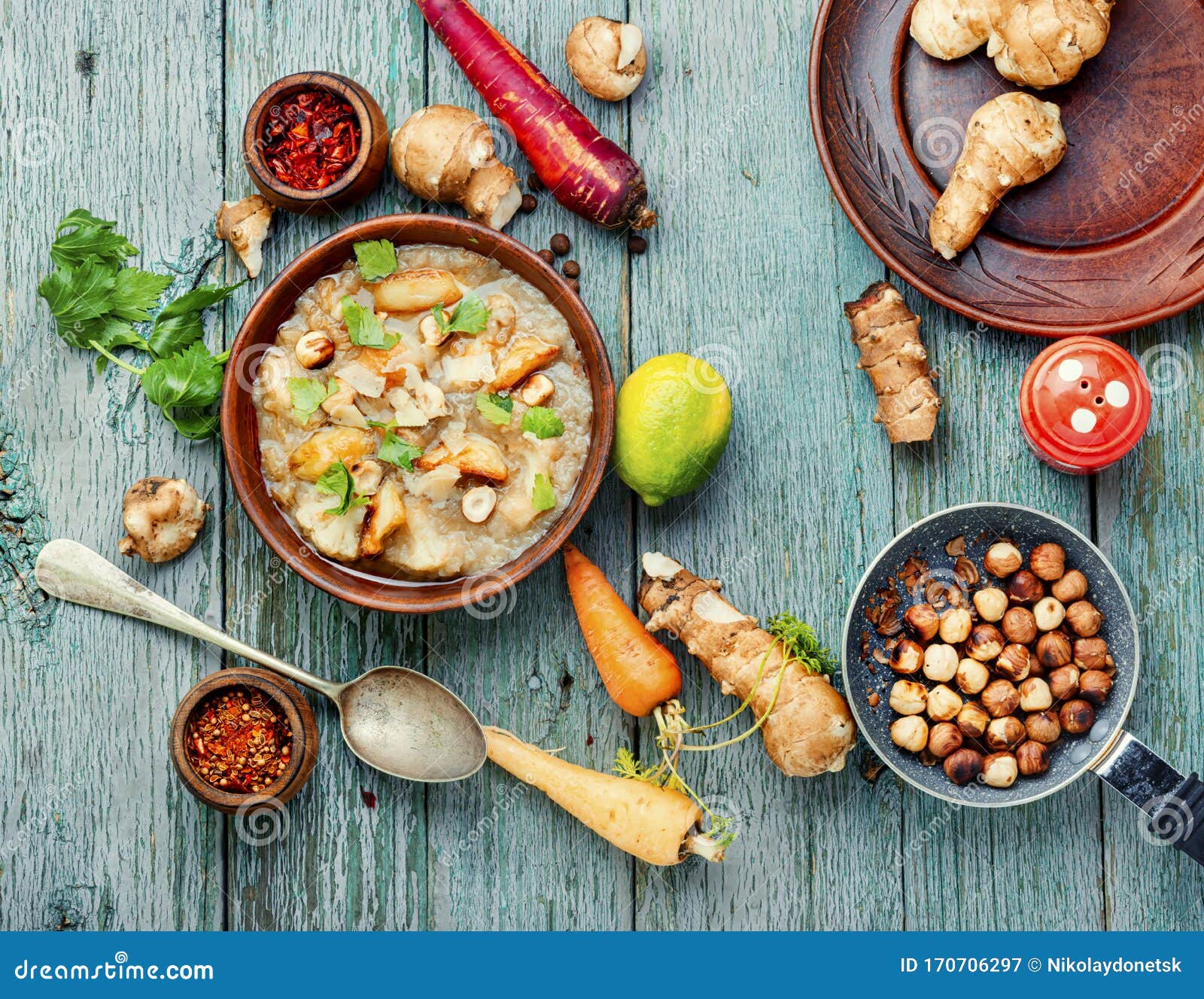 Vegetarian Jerusalem Artichoke Soup Stock Image Image Of Diet Puree Vegetarian Jerusalem Artichoke Soup Stock Image Image Of Diet Puree