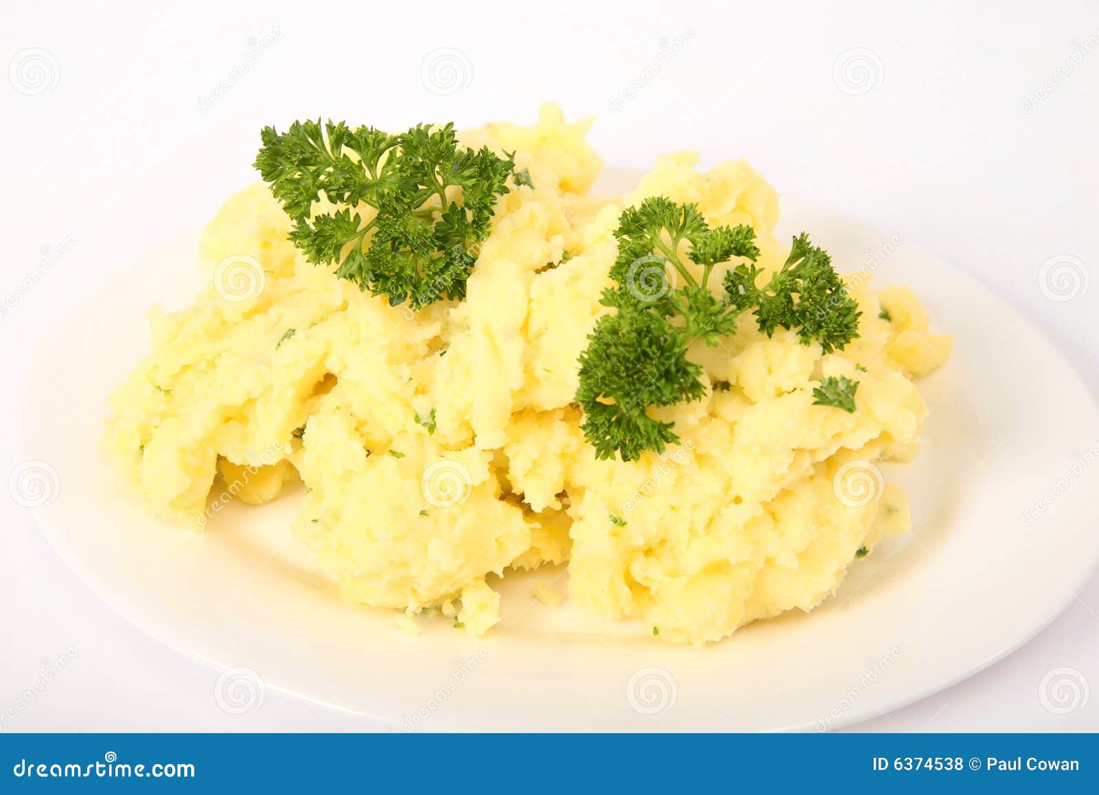 Creamed parsley potatoes stock photo. Image of creamed 6374538
