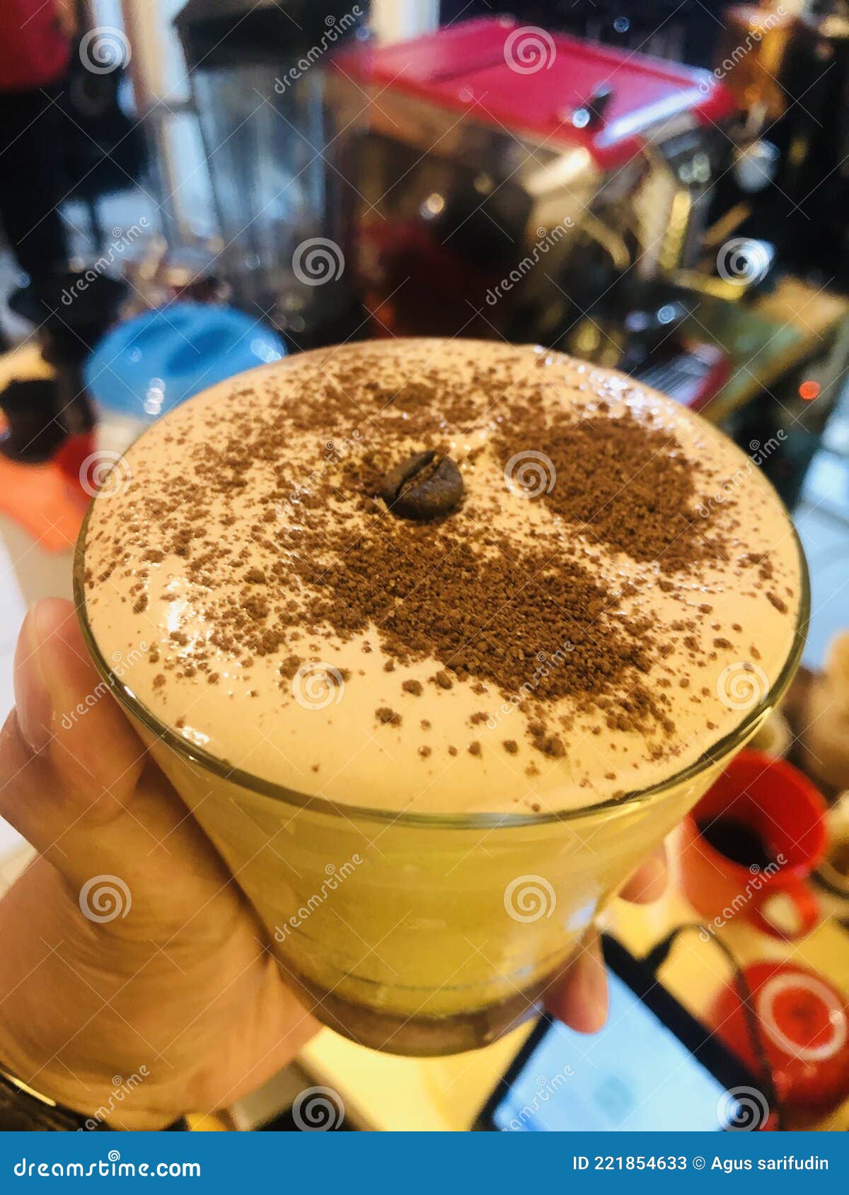 Creamy Coffee stock image. Image of creamy, single, espresso 221854633