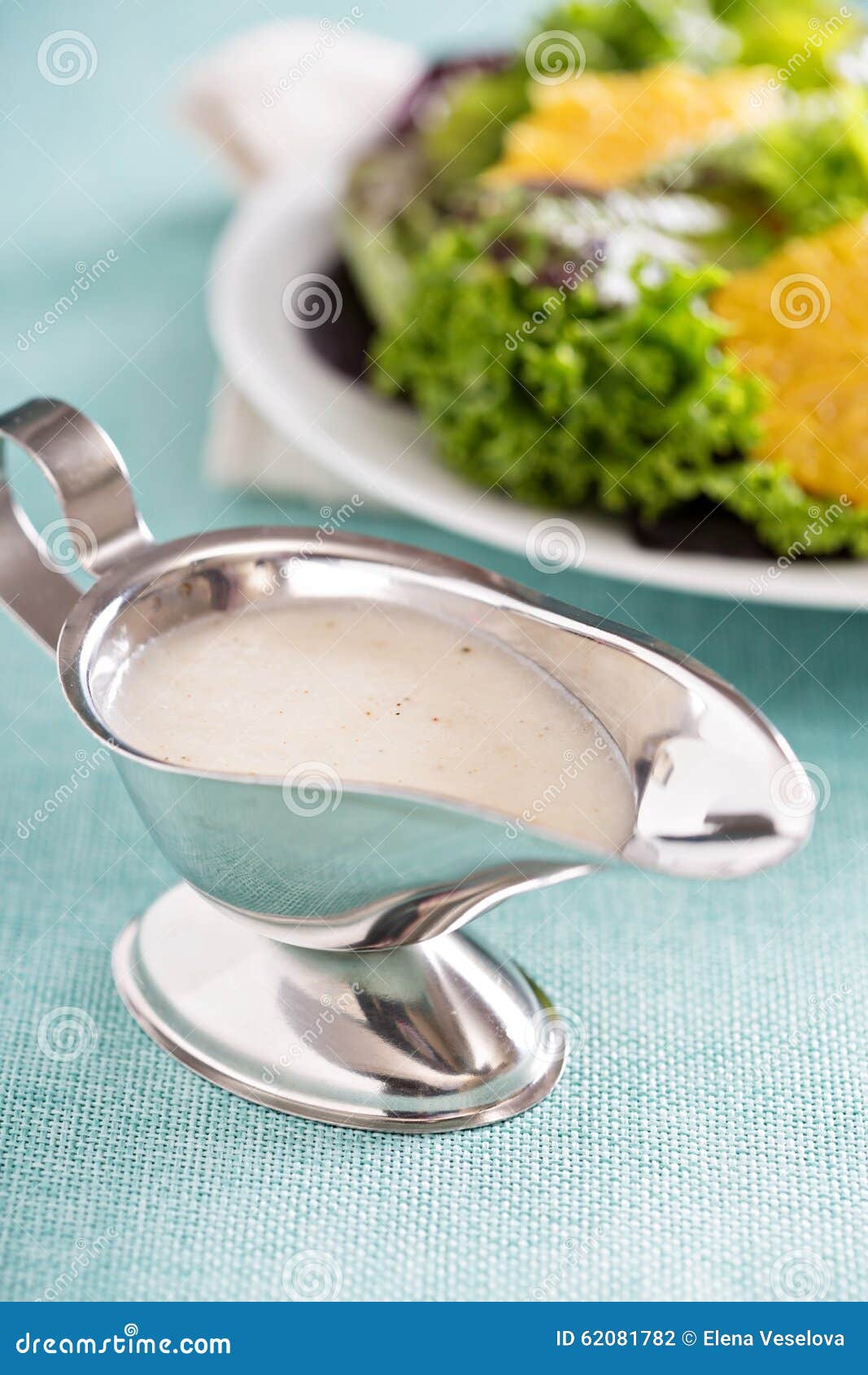 Creamy onion dressing stock photo. Image of cuisine, food 62081782