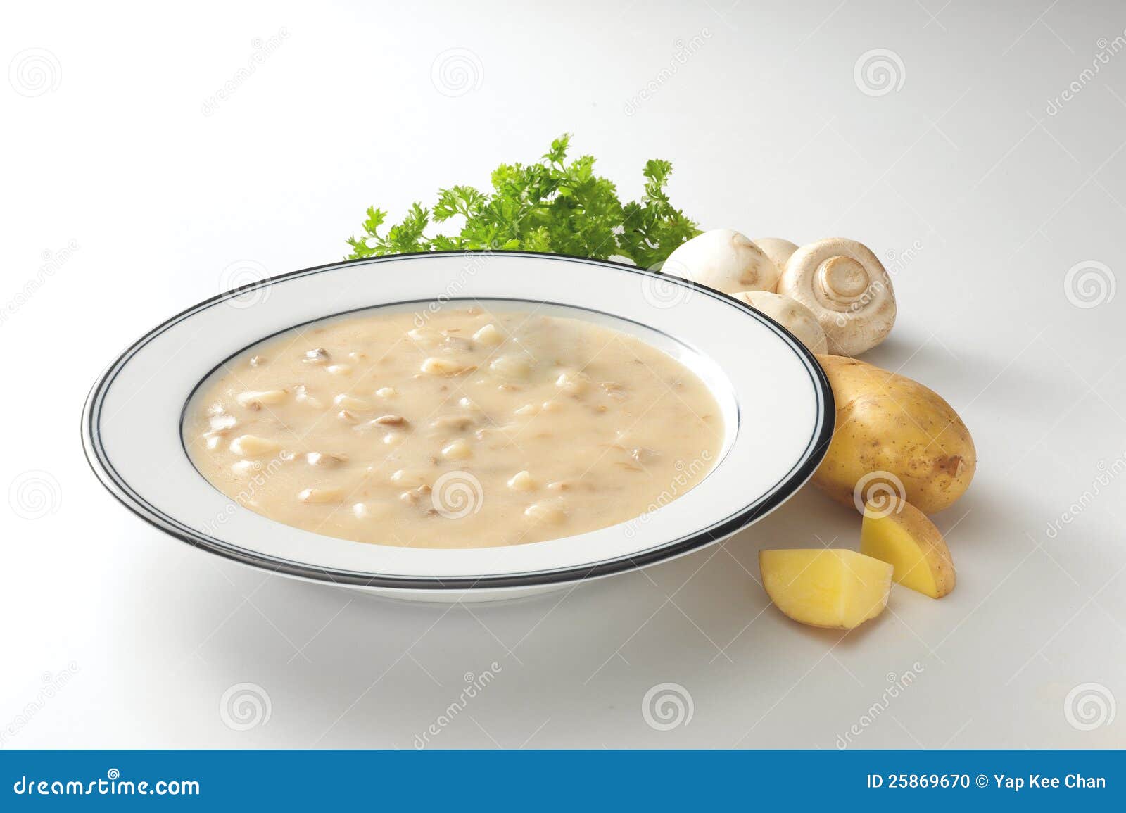 creamy potato mushroom soup