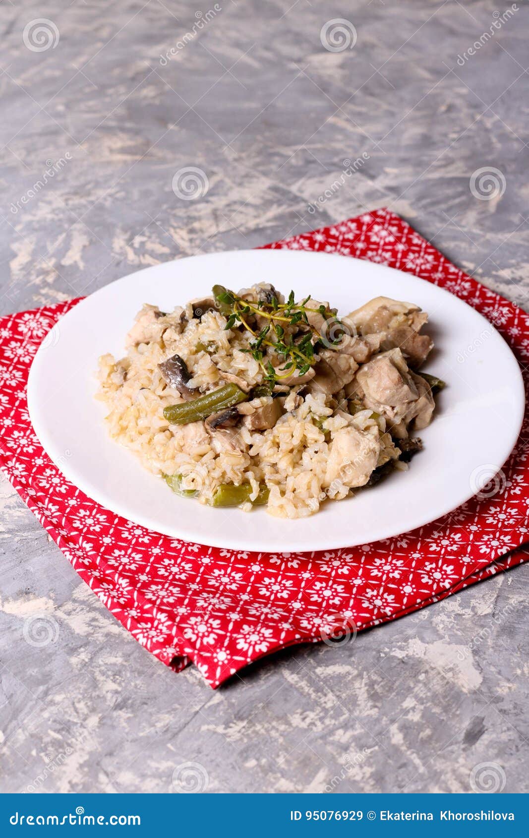 Creamy Risotto from White Rice Stock Image Image of gastronomy, dish
