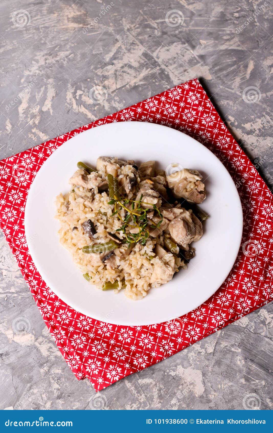 Creamy Risotto from White Rice Stock Photo Image of mediterranean