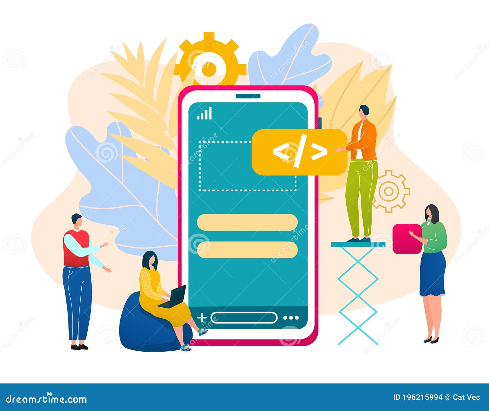 create app interface concept,  . application display, building mobile app, development and enginerring