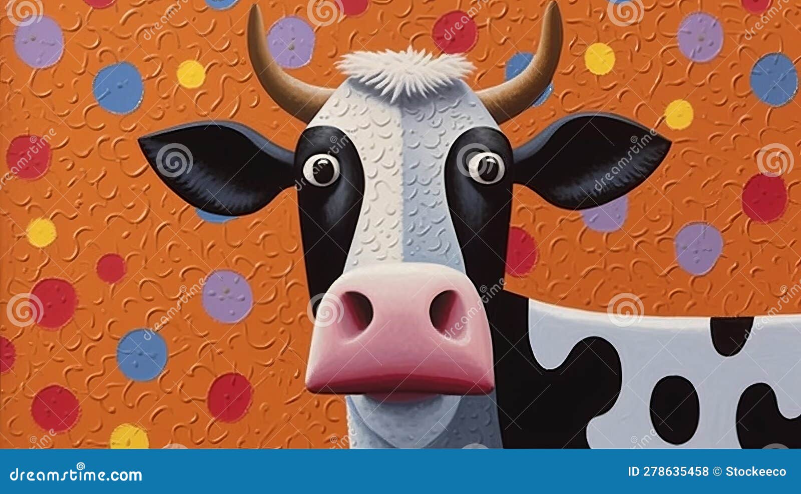 create lowell herrero cow-inspired artwork