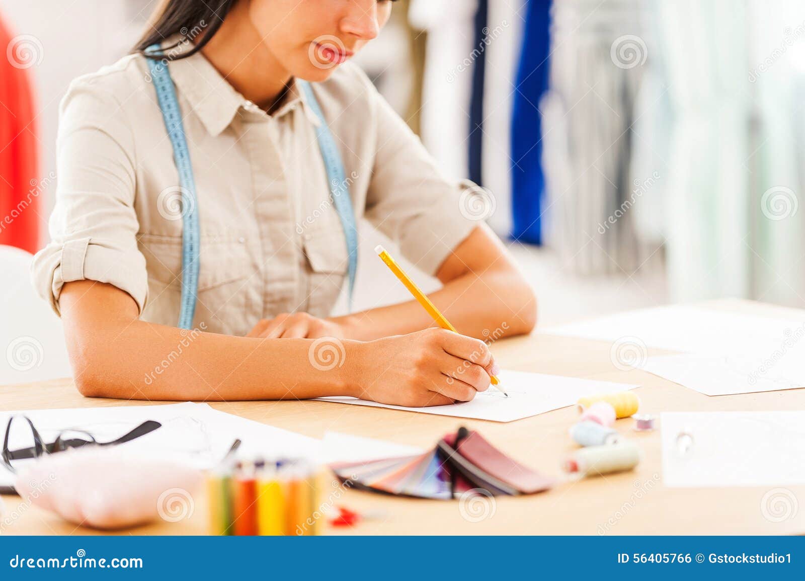 Creating masterpiece. stock photo. Image of business - 56405766