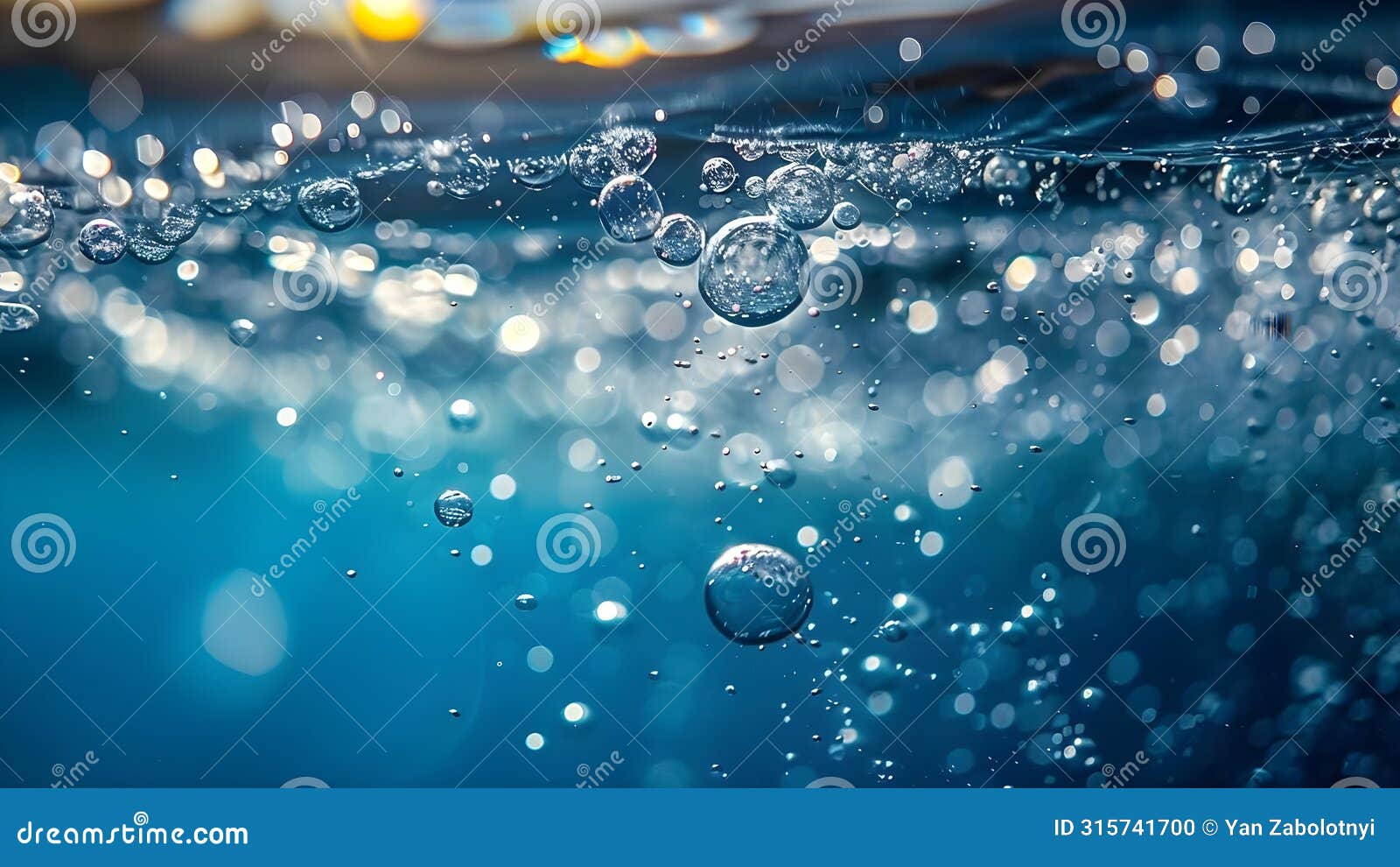 creating realistic champagne or soda drink visuals with a bubbly underwater texture. concept