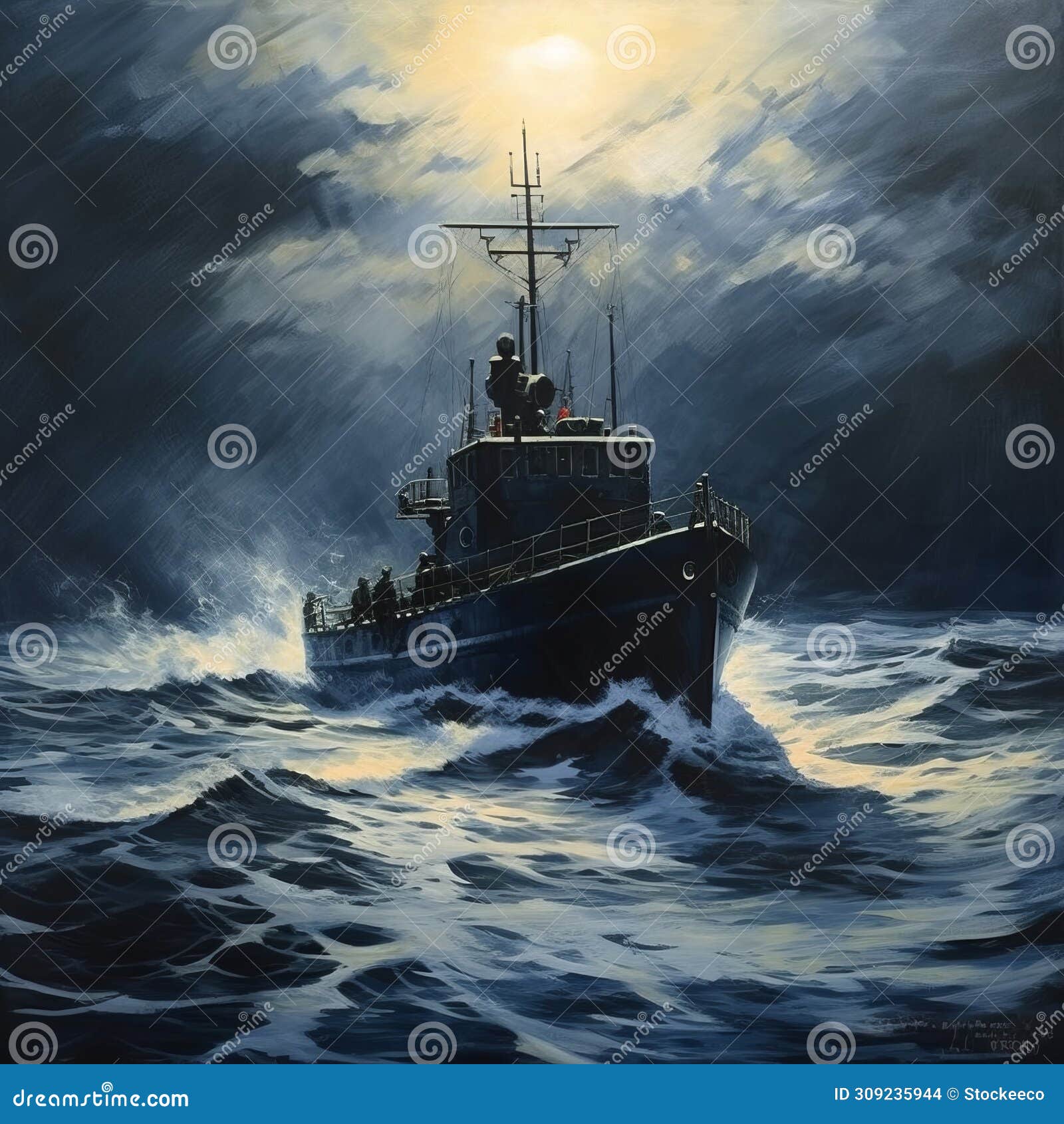 creating a textured navy picture with irregular patterns