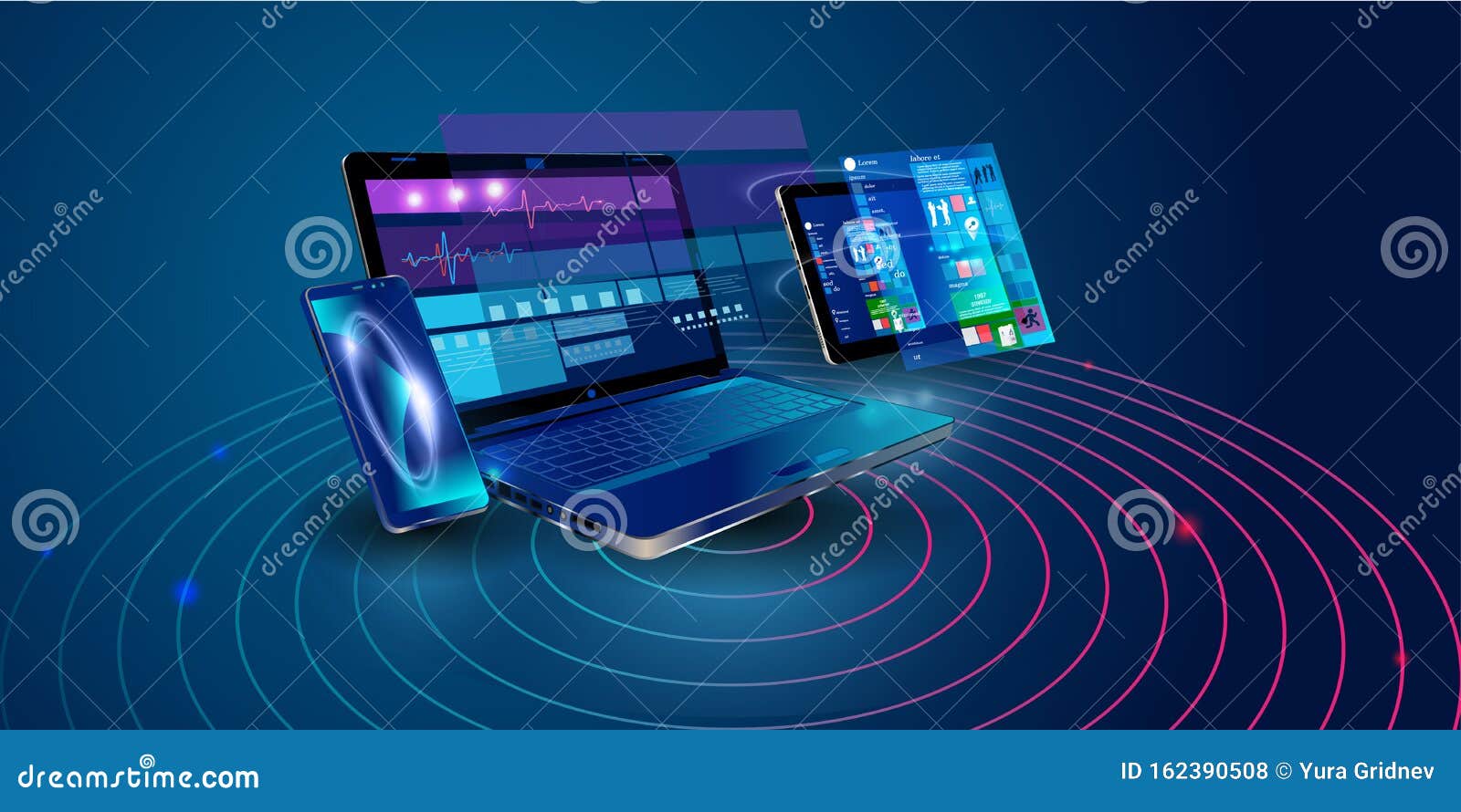 Creation Responsive Website for Multiple Platforms. Building