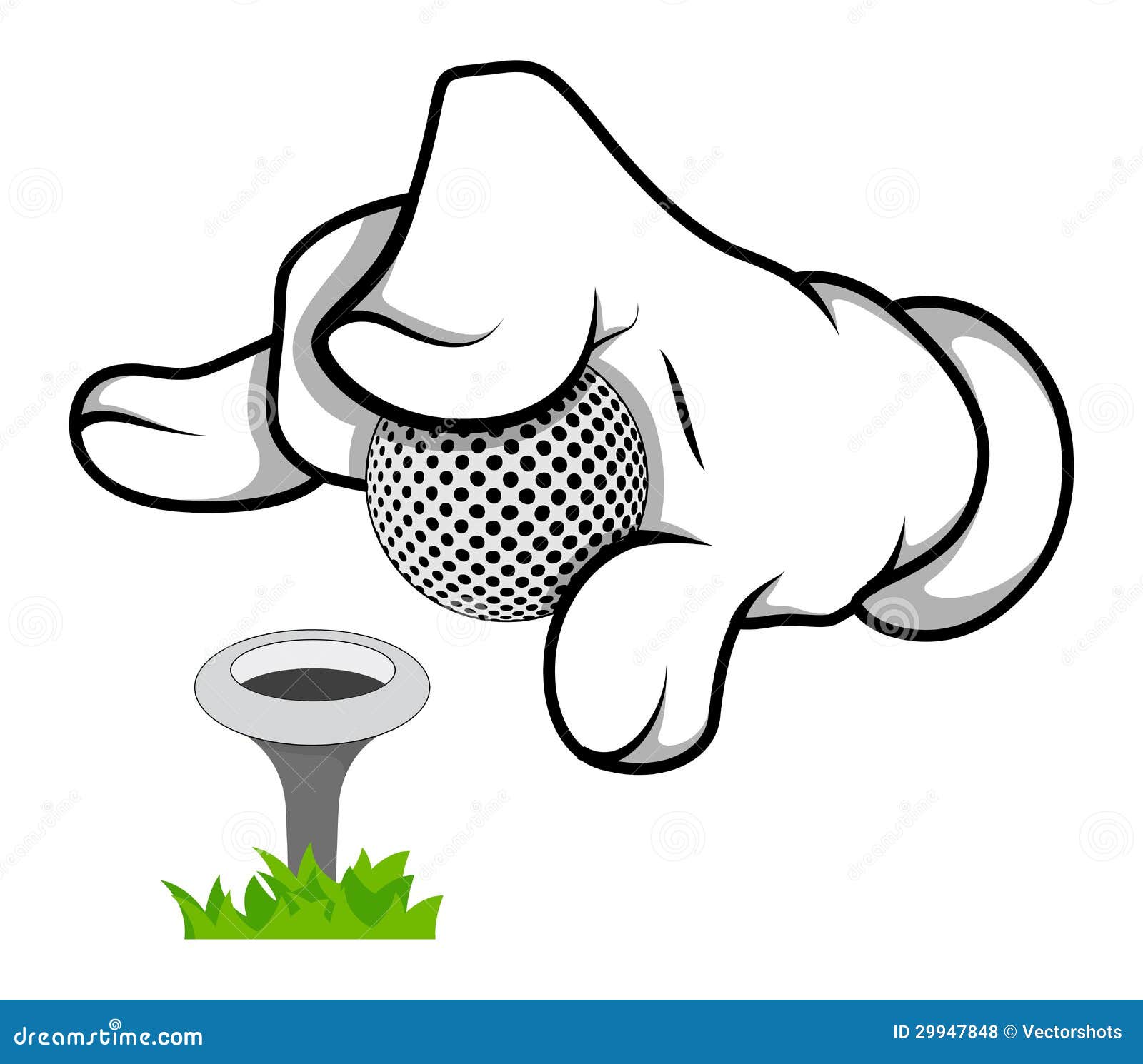 cartoon golf ball clipart - photo #25