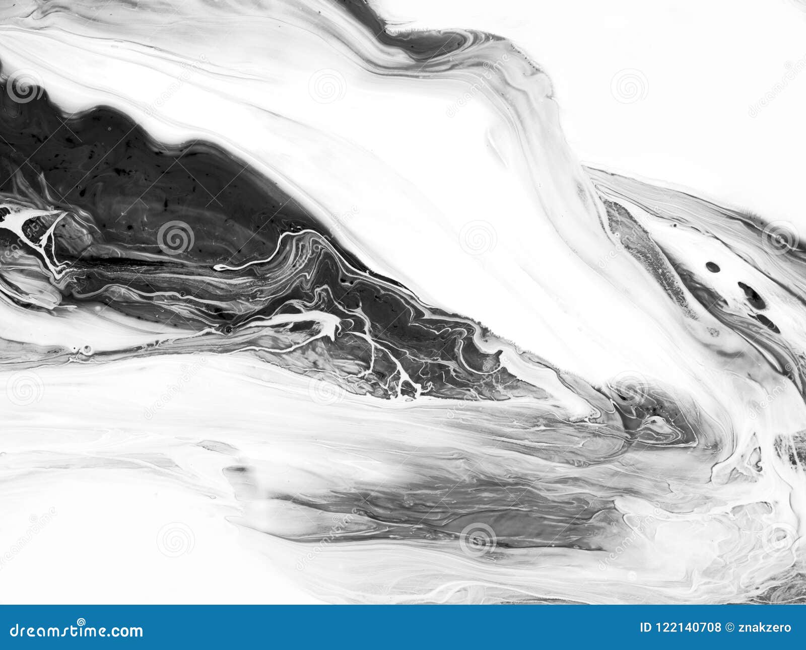 Close Up Black And White Colors Fluid Pouring Abstract Art Acrylic Painting  Texture Background Stock Photo, Picture and Royalty Free Image. Image  154941921.