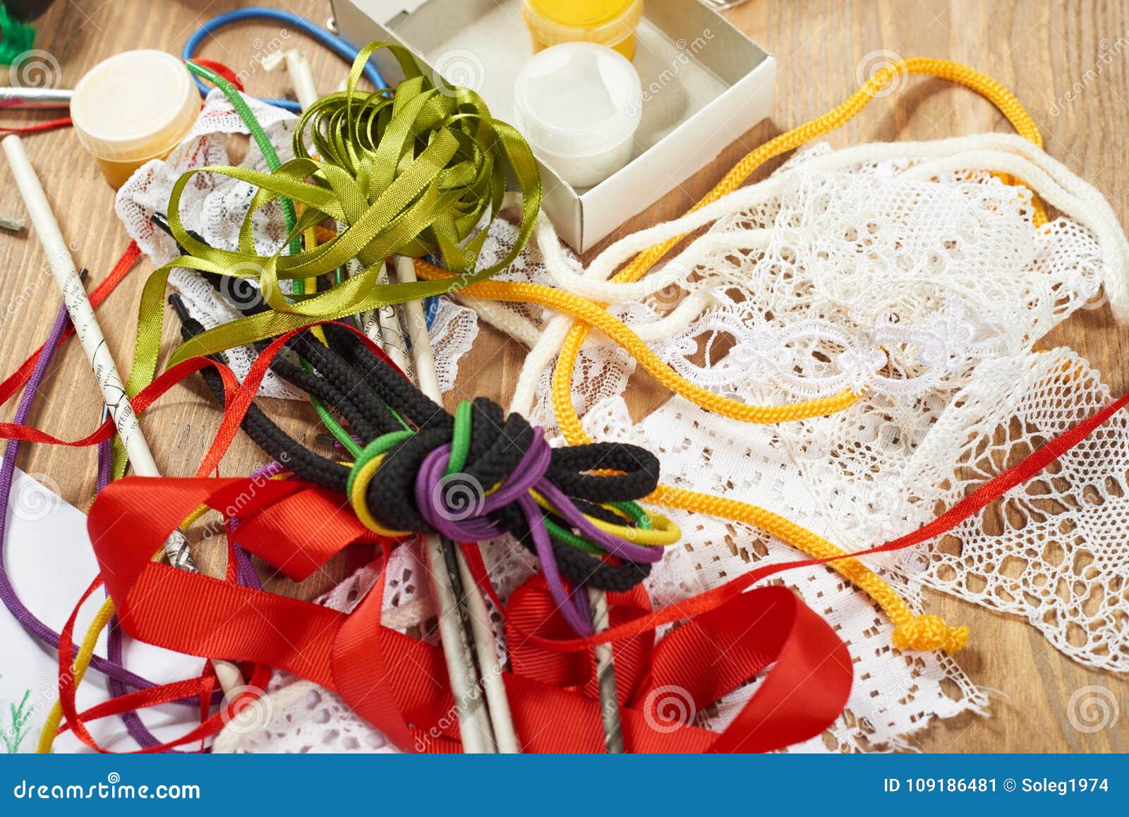 Creative Accessories for Making Crafts and Toys, Handmade Concept