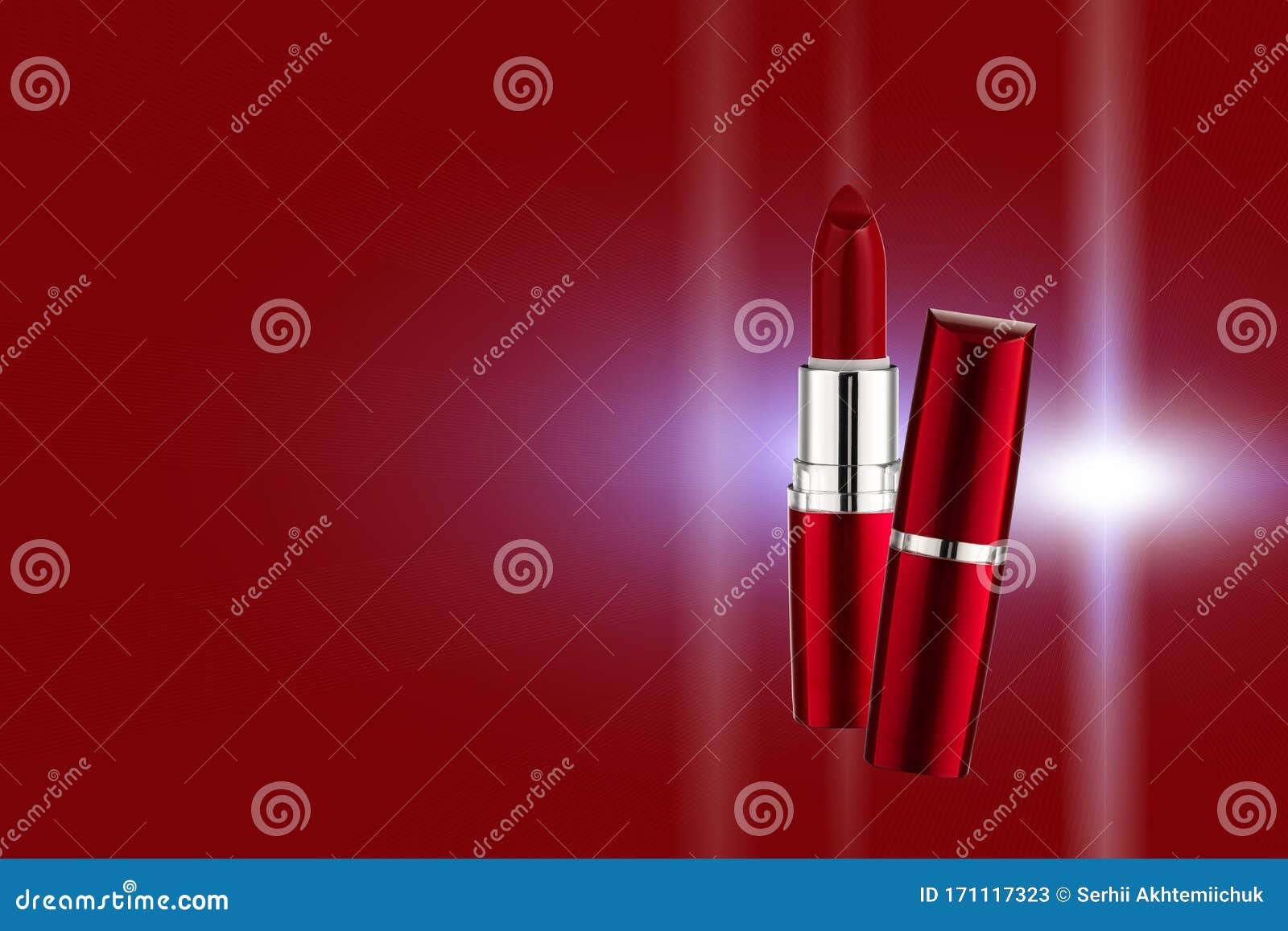 Creative Advertising Photo Of Lipstick On A Background ...