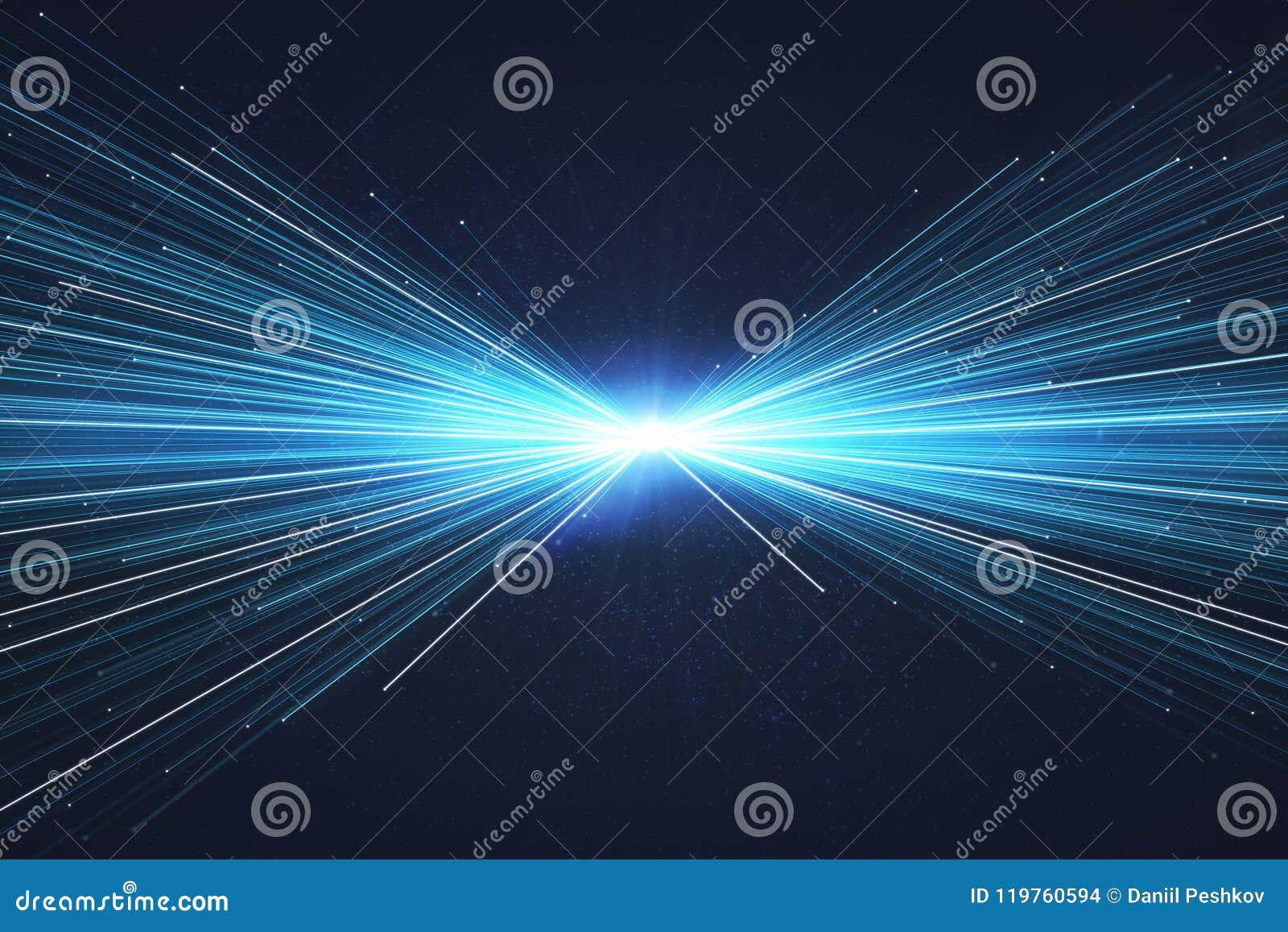 Creative Blue Ray Wallpaper Stock Illustration Illustration of party