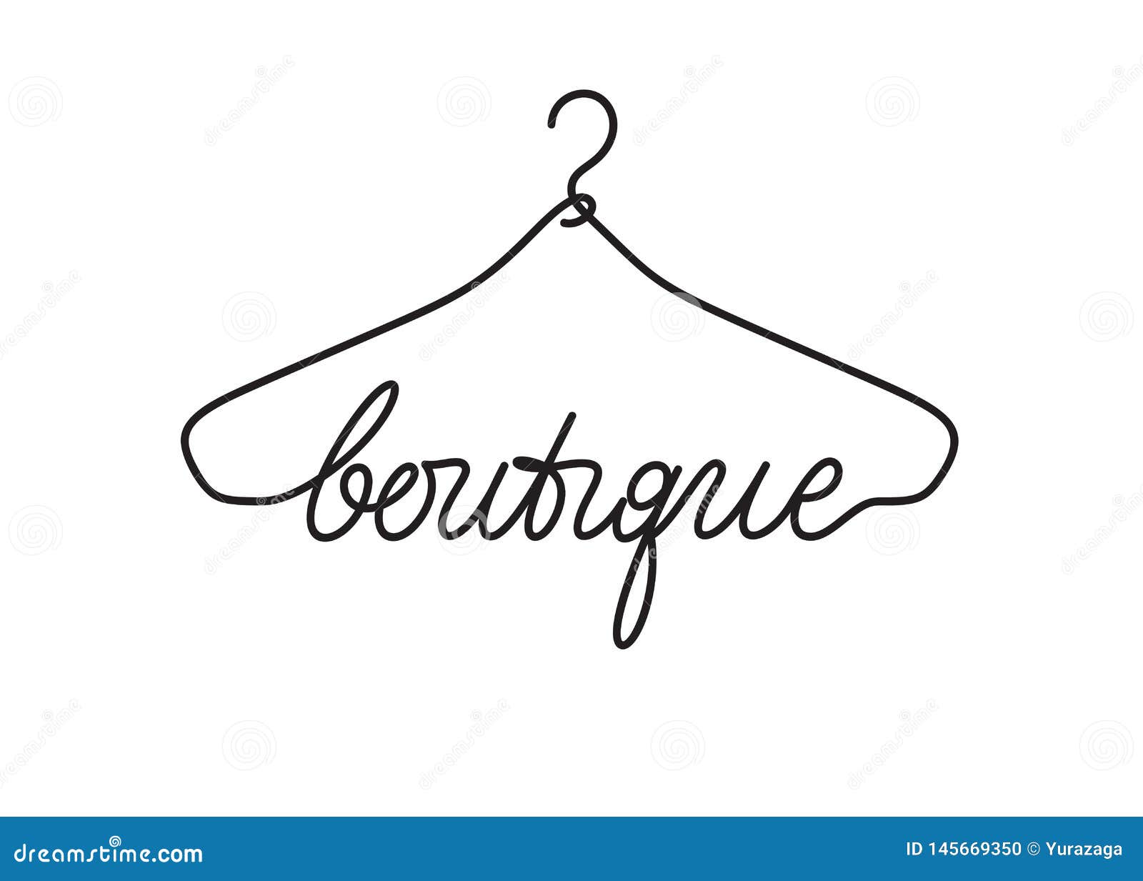 Creative Boutique Logo Design Stock Vector Illustration Of