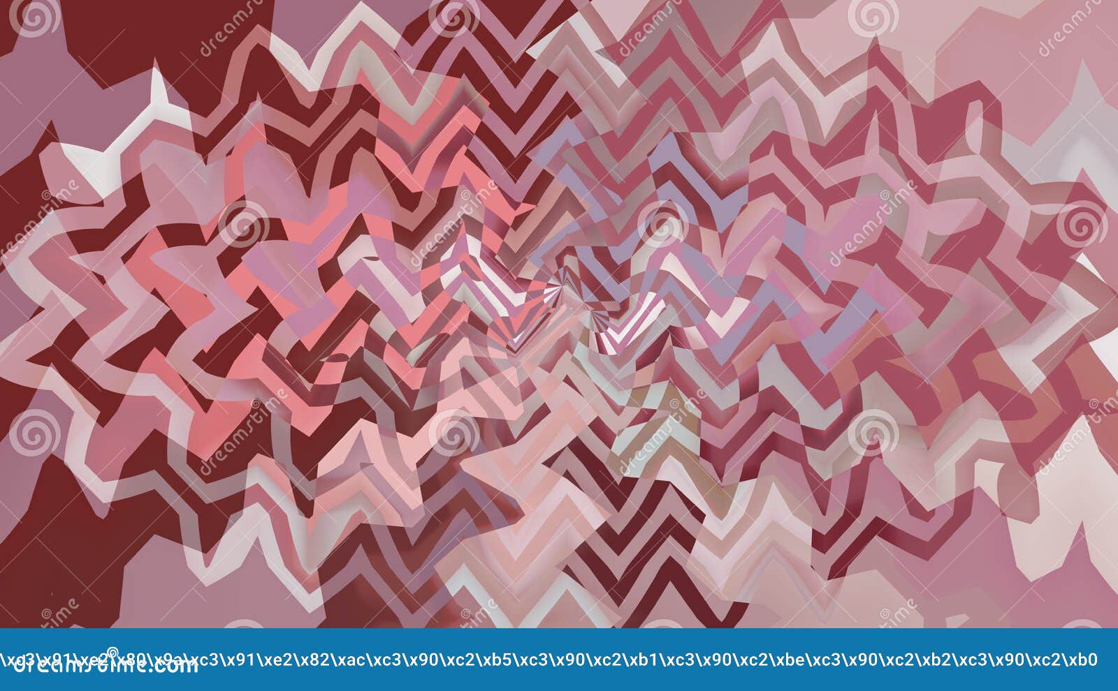 Illustration Unusual Red Drawing Interesting Abstract Pink Background