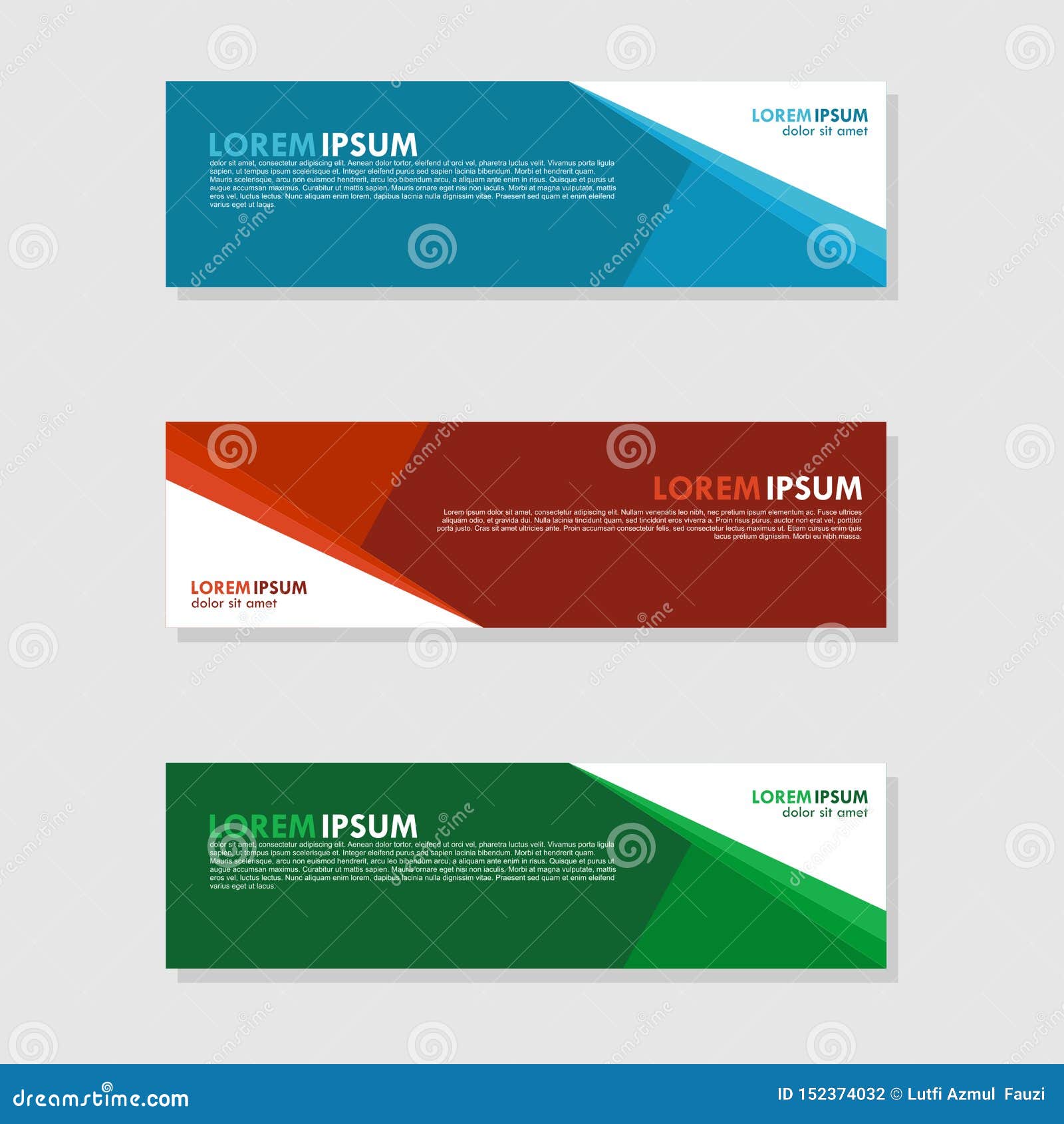 Creative Business Banner Background Vector Stock Vector