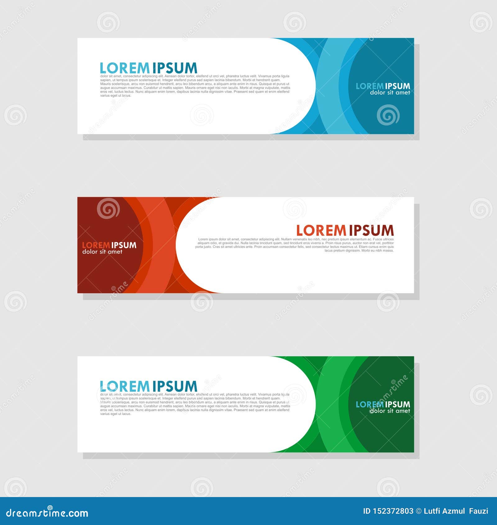 Creative Business Banner Background Vector Stock Vector