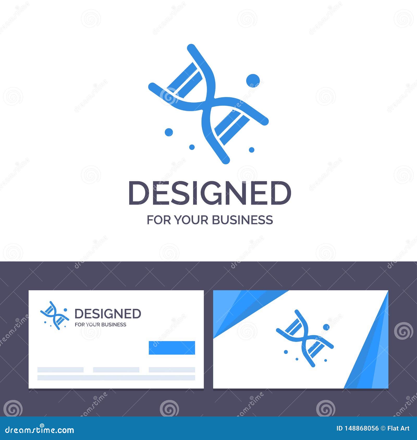 Creative Business Card And Logo Template Bio, Dna, Genetics Within Bio Card Template