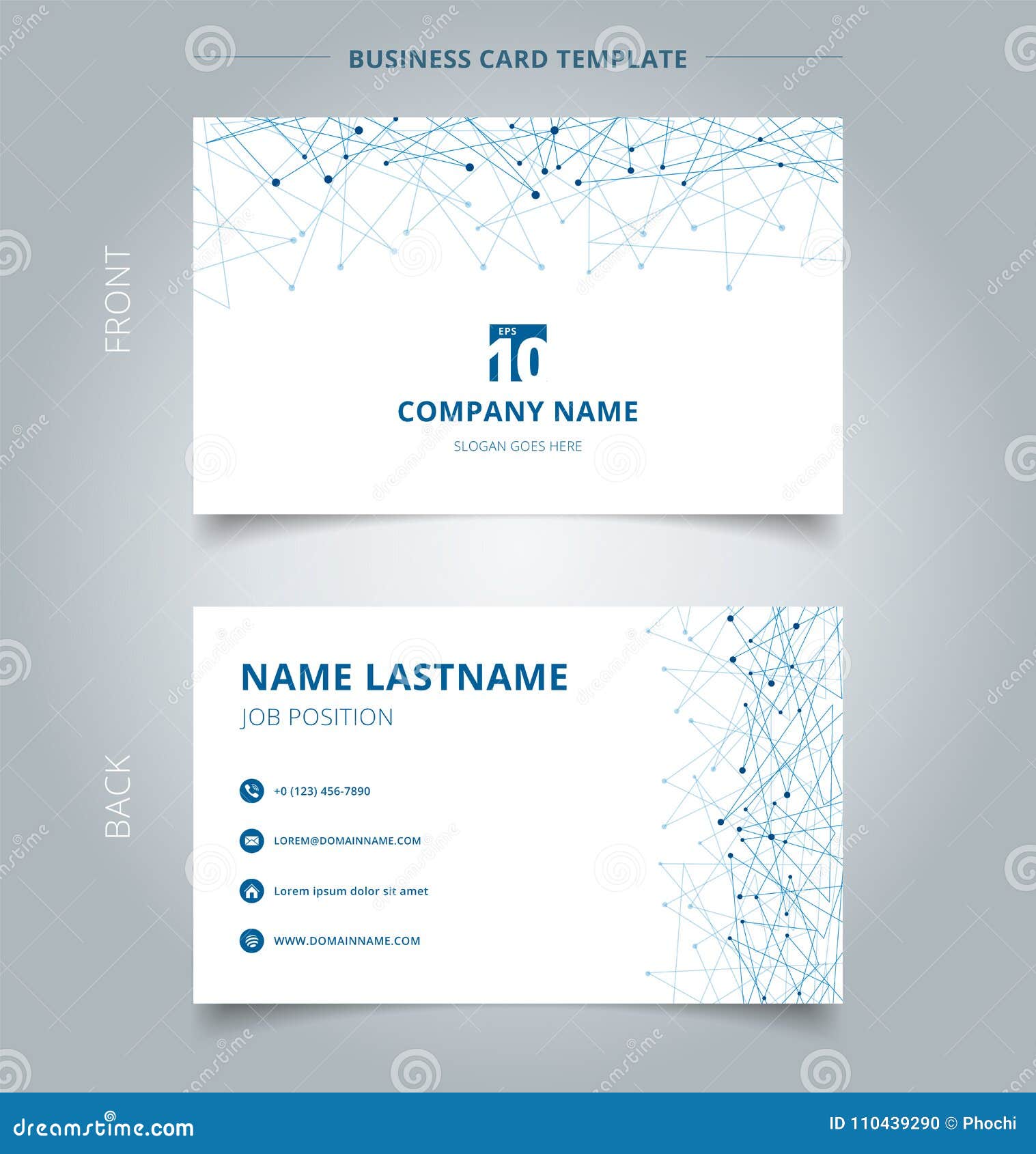 Technology Business Card Template from thumbs.dreamstime.com