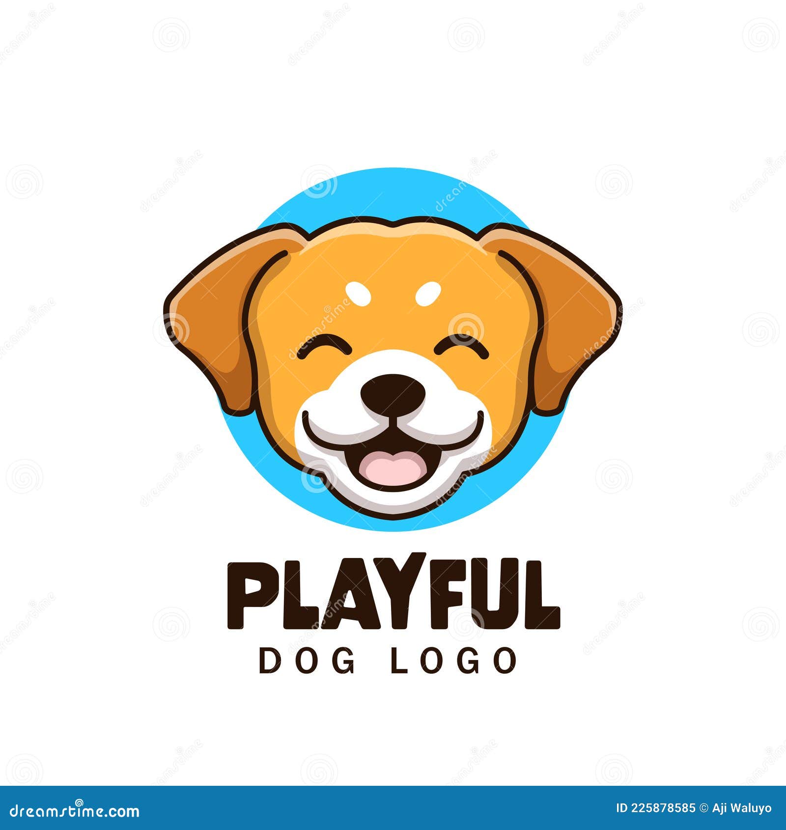 Creative Cartoon Dog Pet Shop Stock Vector - Illustration of funny,  isolated: 225878585
