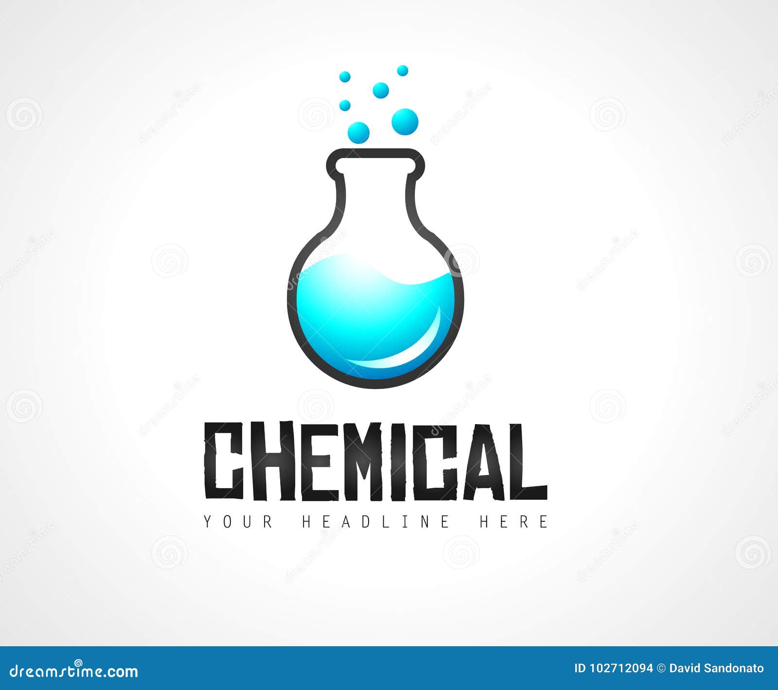 Creative Chemical Lab Colorful Logo Design for Brand Identity, C Stock