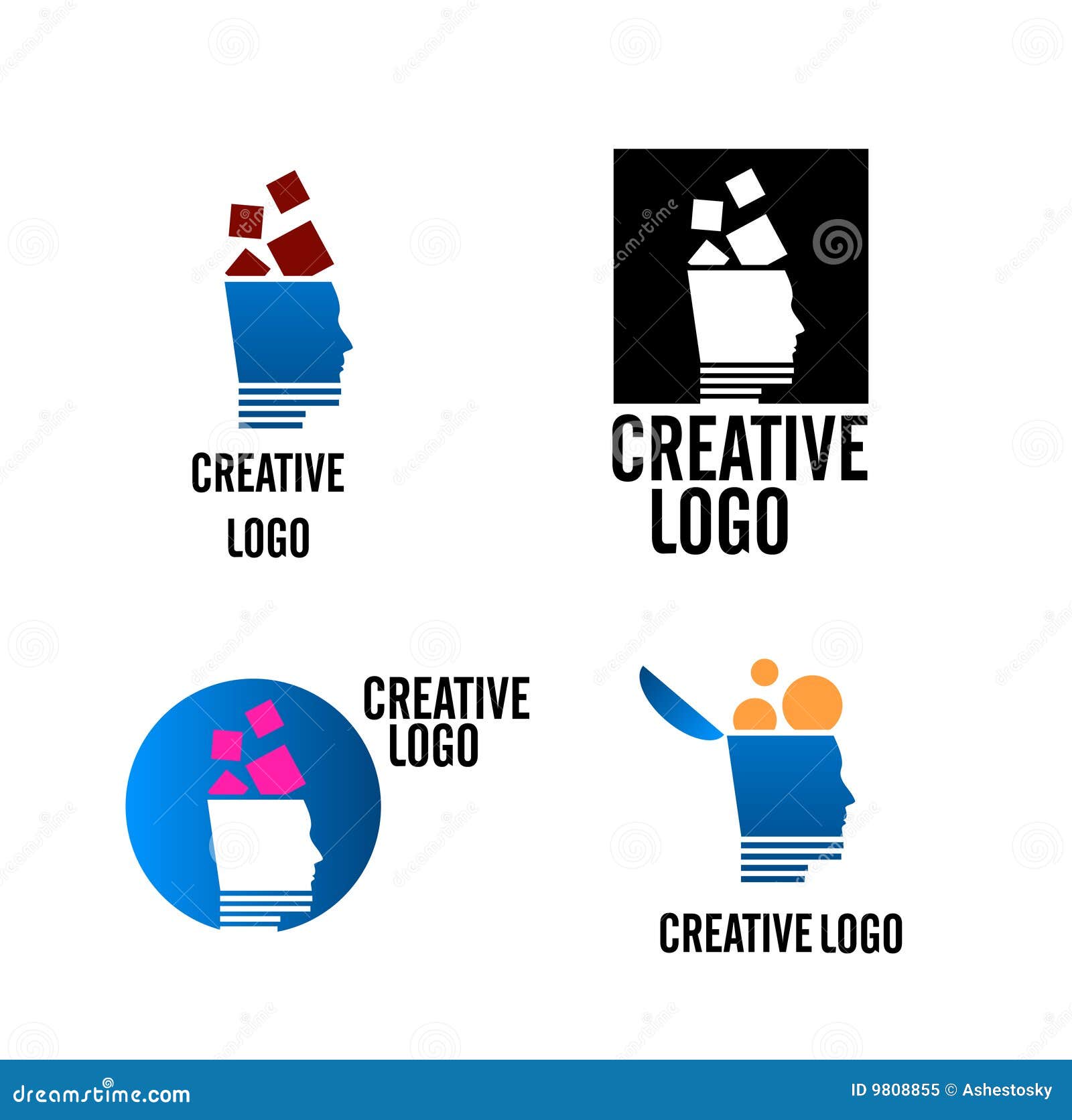 creative company logo vector stock vector illustration of logos