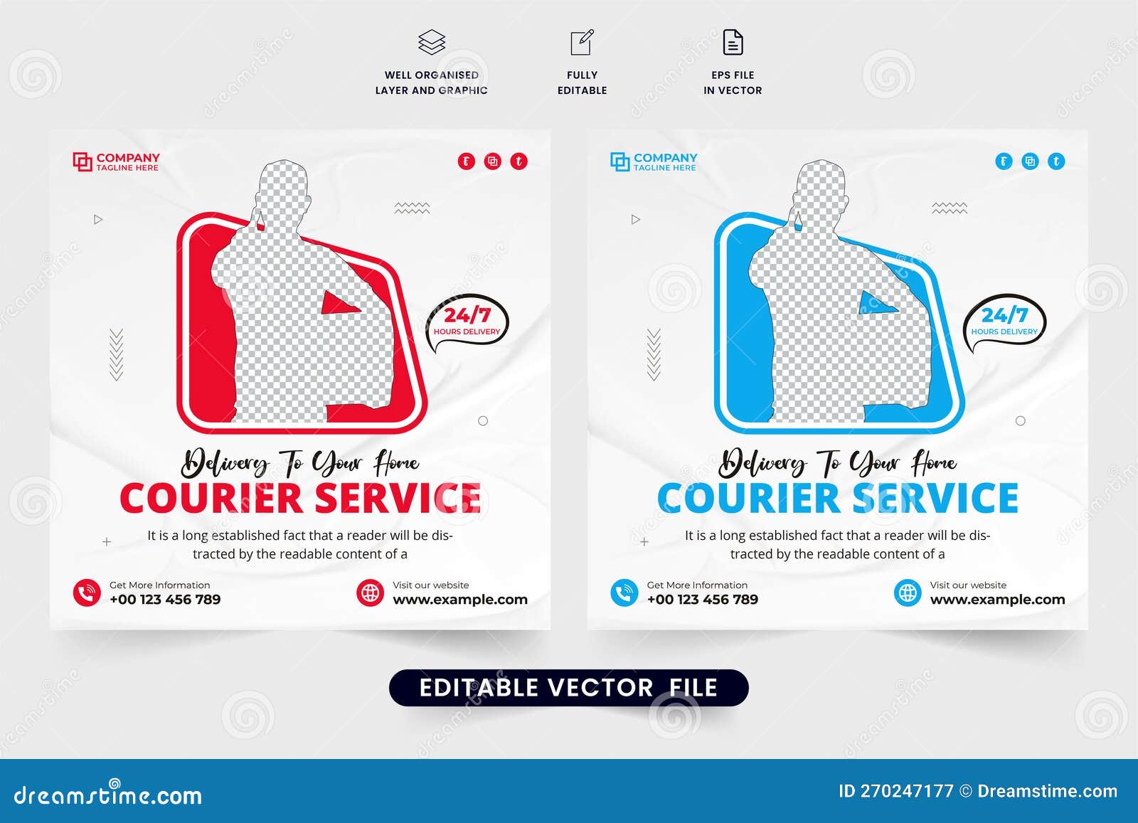 Delivery Services Banner Template