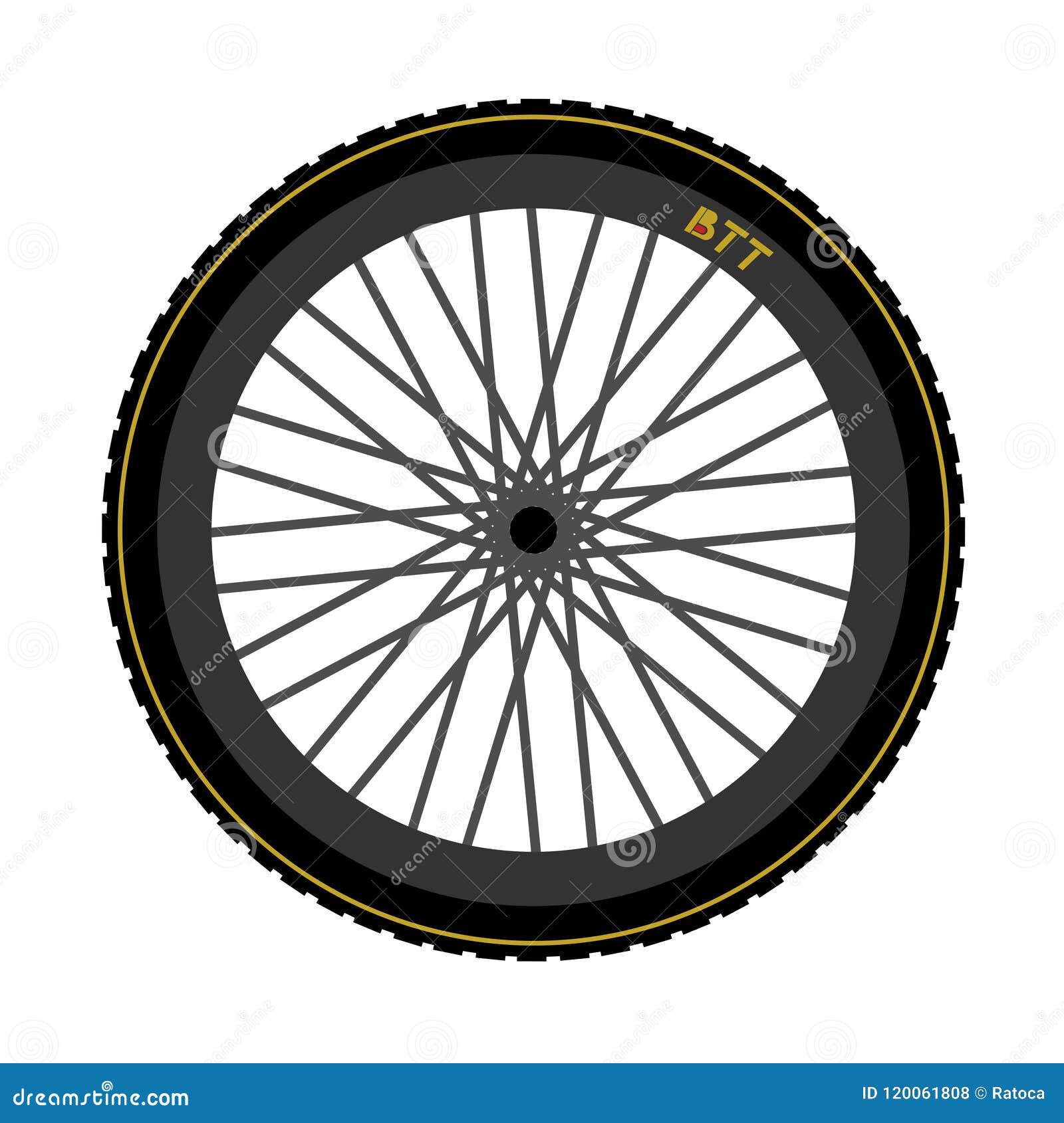 btt bike wheel 