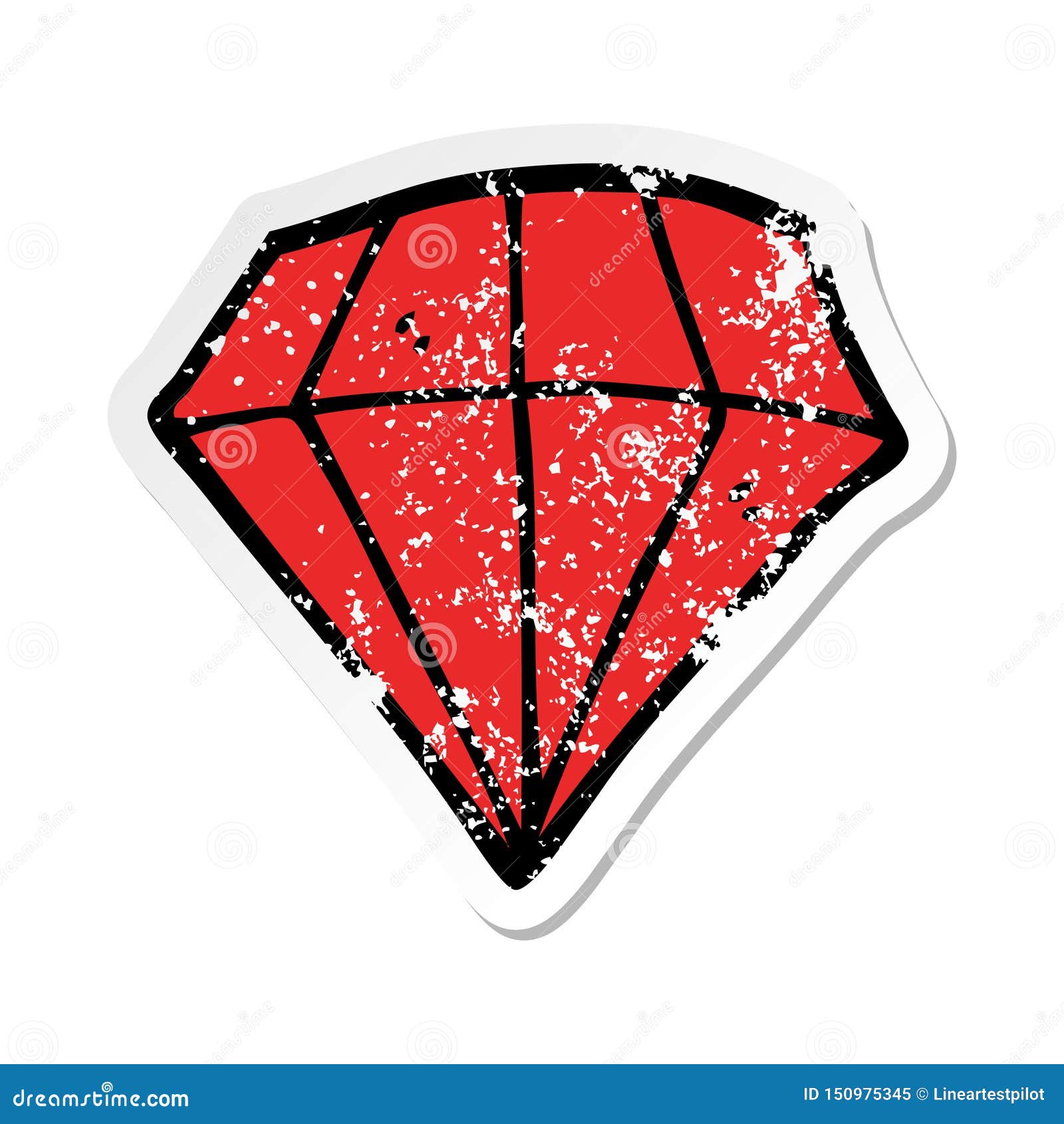 A Creative Distressed Sticker of a Cartoon Tattoo Diamond Stock Vector - Illustration of icon, character: 150975345 A Creative Distressed Sticker of a Cartoon Tattoo Diamond Stock Vector - Illustration of icon, character: 150975345