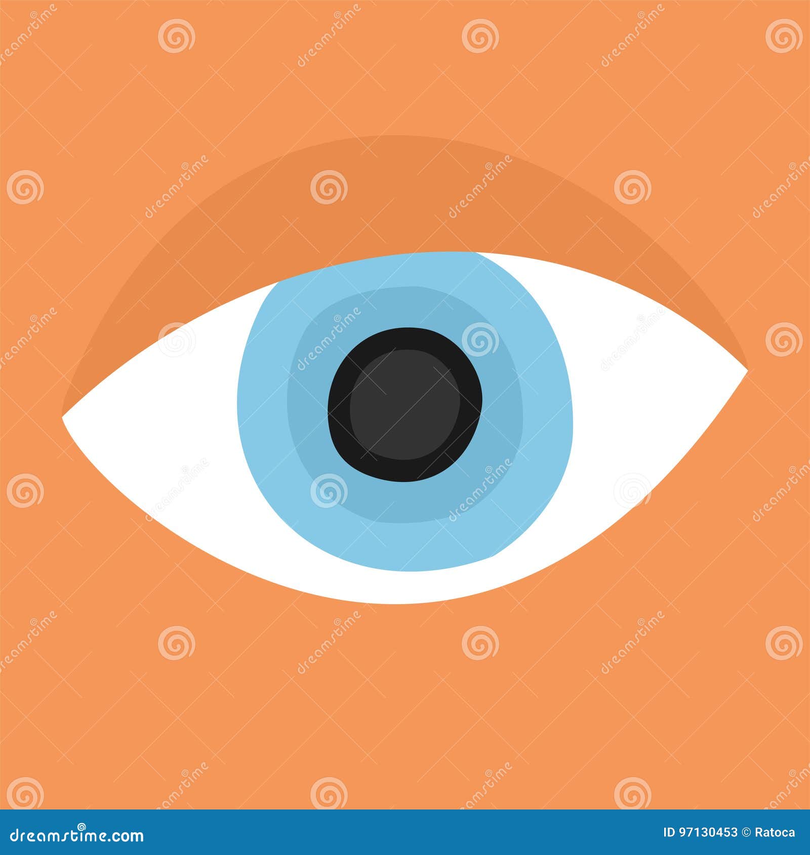 Creative eye design stock vector. Illustration of human 97130453