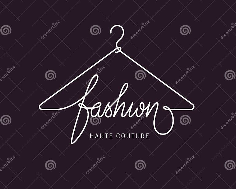 Creative Fashion Logo Design Stock Vector - Illustration of clothes ...