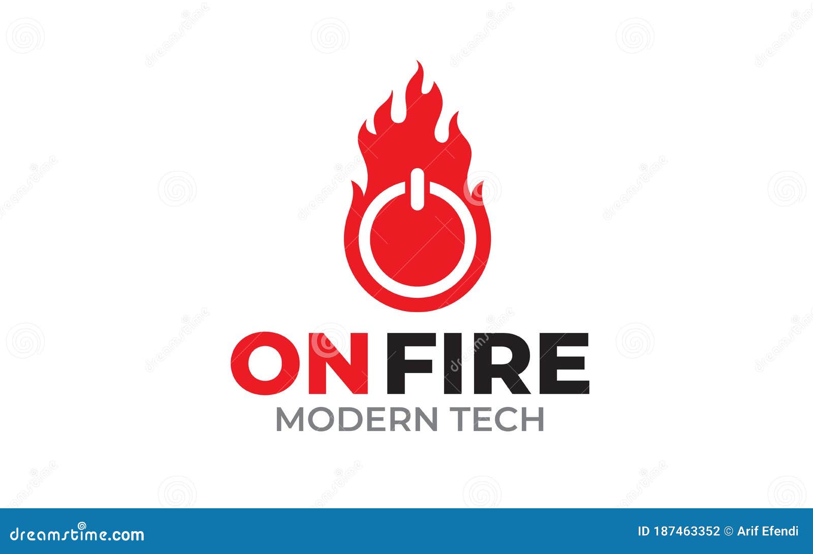 Creative of Fire Flame Brand Logo Design Stock Vector Illustration of