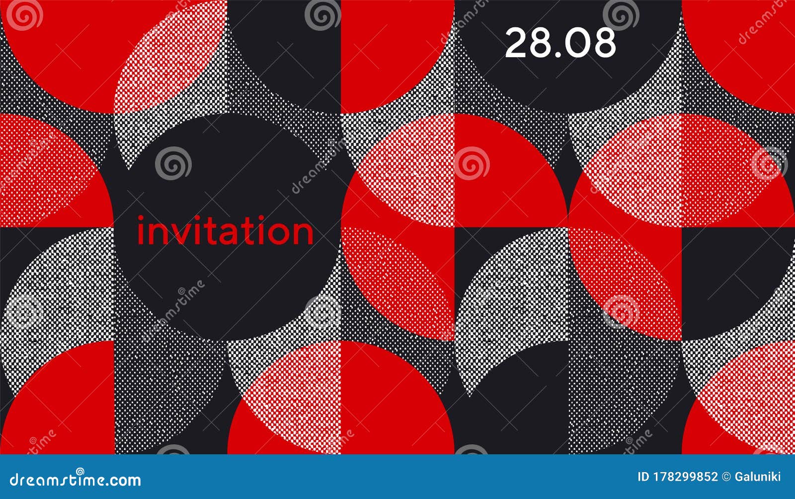creative geometrical abstract pattern for card, header, invitation