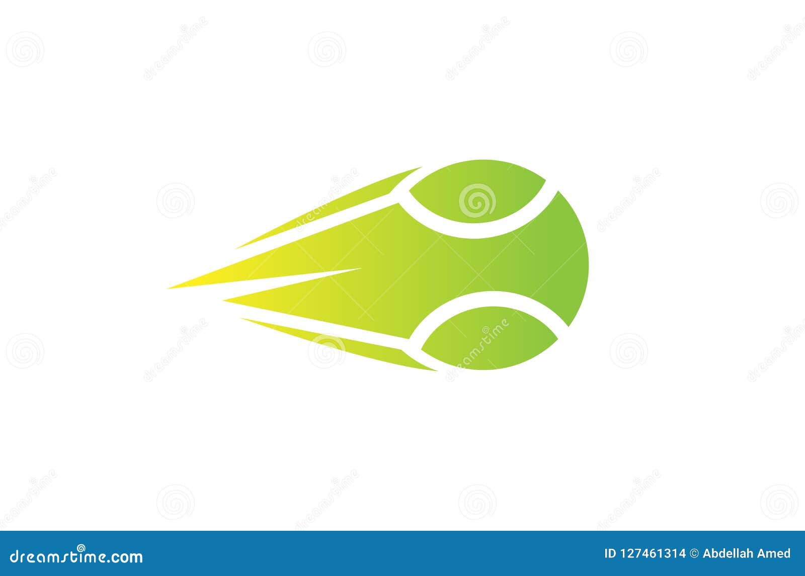 Plateau rendering Tulips Creative Green Speed Tennis Ball Logo Stock Vector - Illustration of ball,  symbol: 127461314