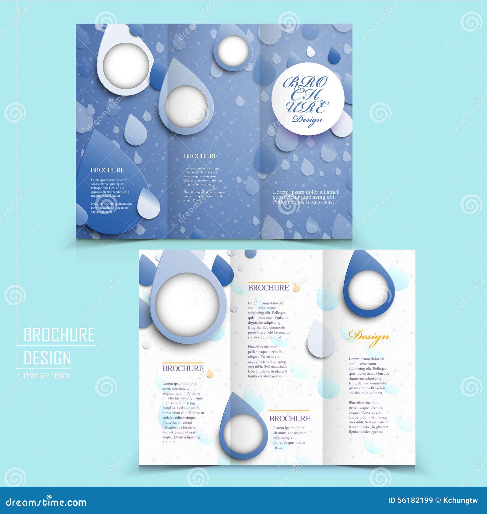 Weather Tri Fold Brochure Template Design Stock Illustrations 1 Weather Tri Fold Brochure Template Design Stock Illustrations 1