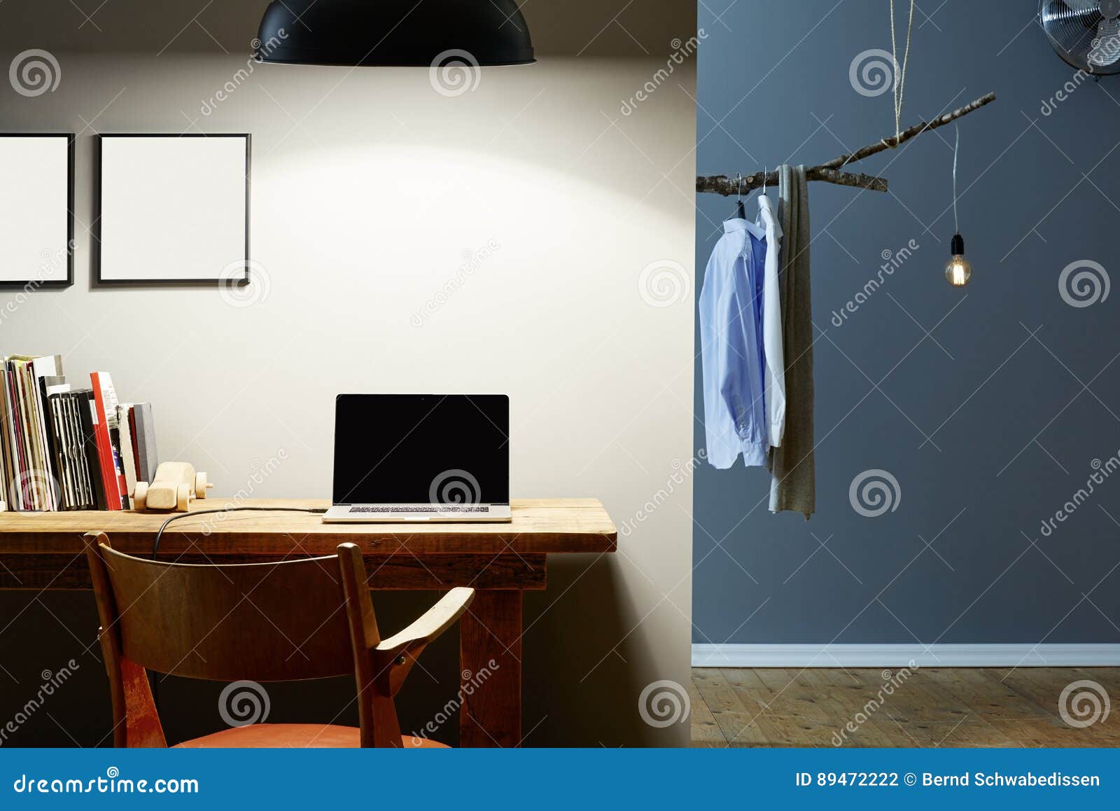 Creative home office stock photo. Image of dressing, studio 89472222