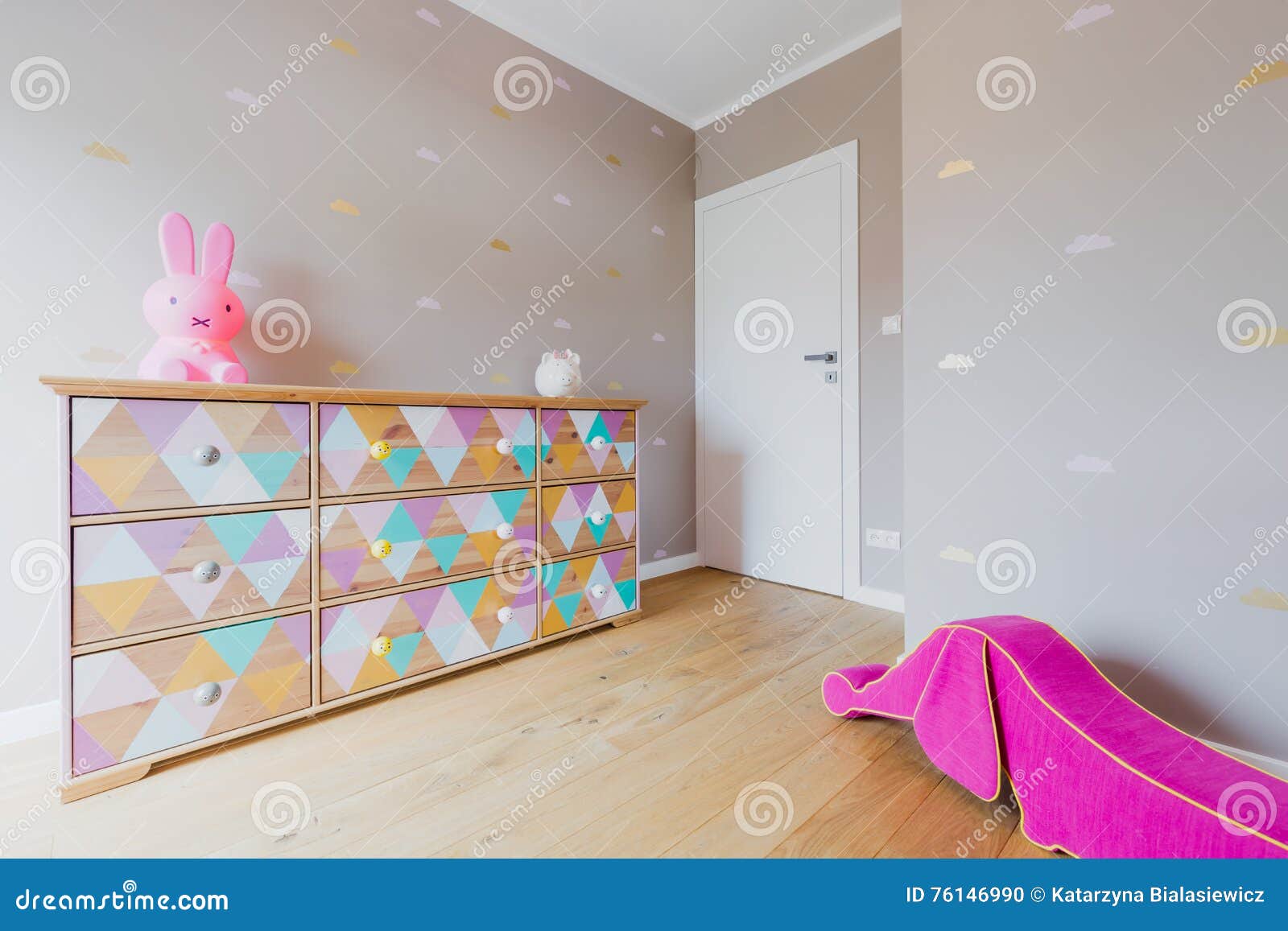 Creative Ideas For A Little Girl S Room Stock Photo Image Of