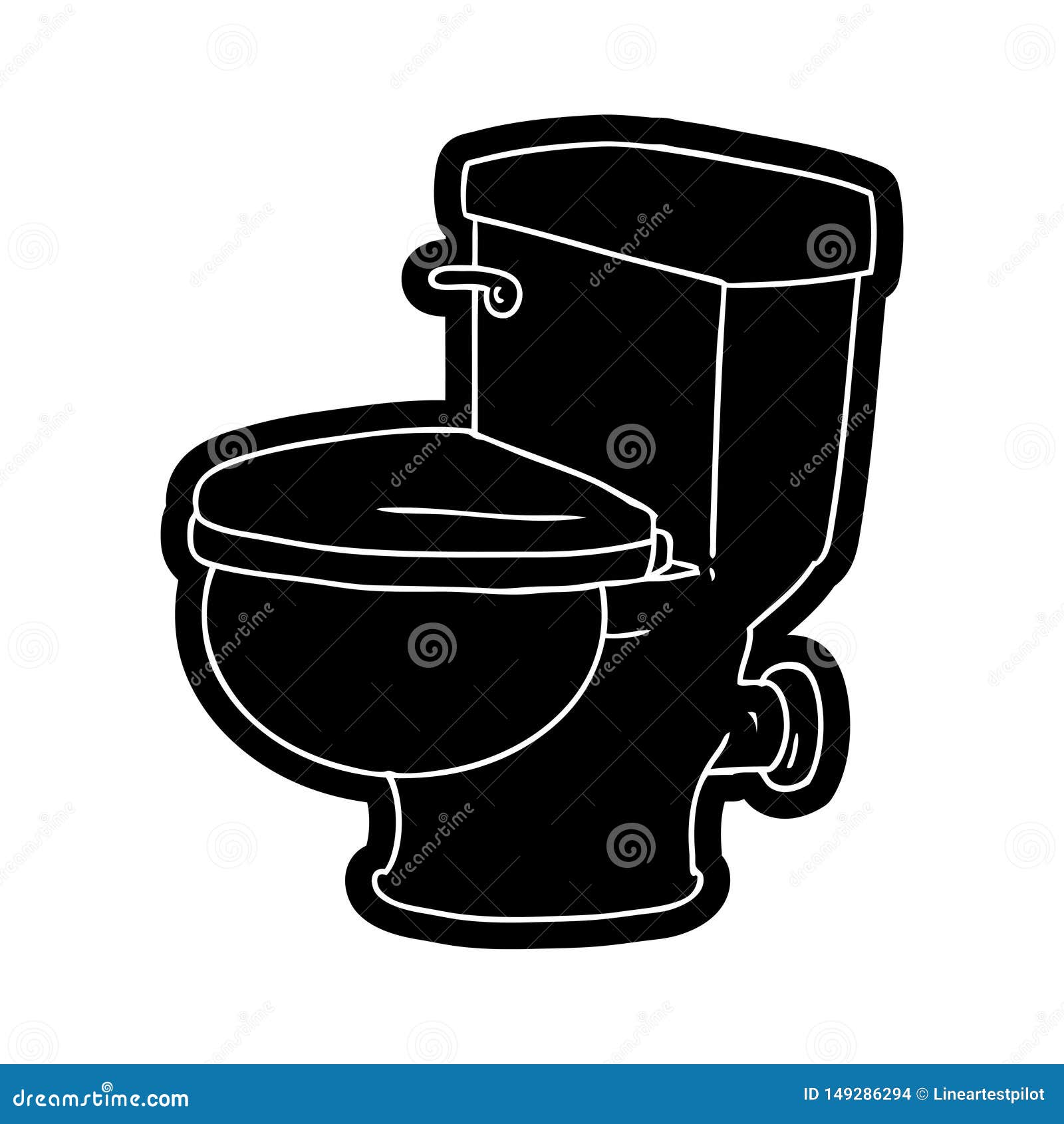 Cartoon Icon Drawing of a Bathroom Toilet Stock Vector - Illustration of cartoon, toilet: 149286294 Cartoon Icon Drawing of a Bathroom Toilet Stock Vector - Illustration of cartoon, toilet: 149286294