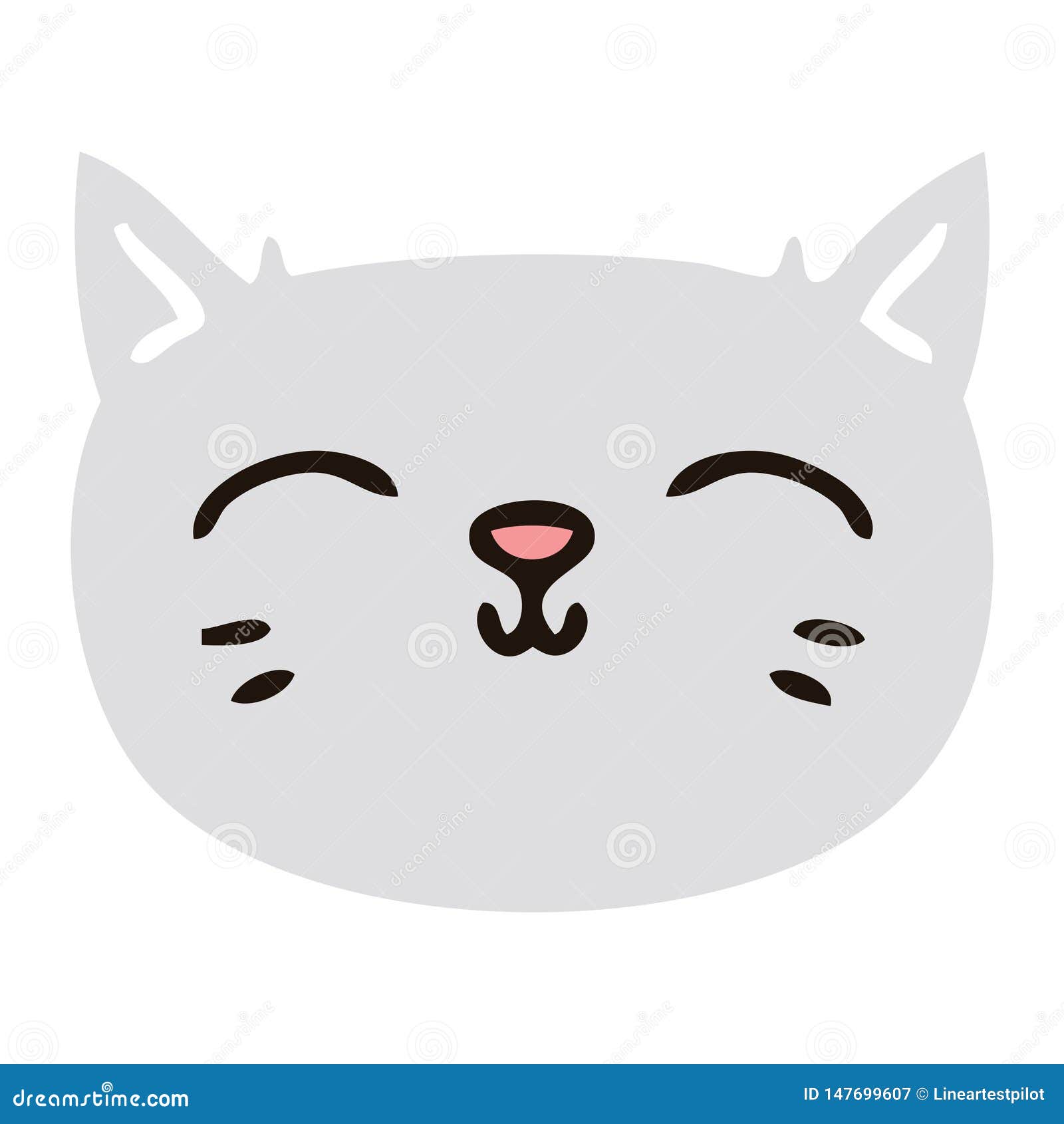Cat Kitten Pussy Face Pet Animal Cute Cartoon Character Doodle Drawing  Illustration Art Artwork Funny Crazy Quirky Flat Color Retro Stock  Illustrations – 2 Cat Kitten Pussy Face Pet Animal Cute Cartoon