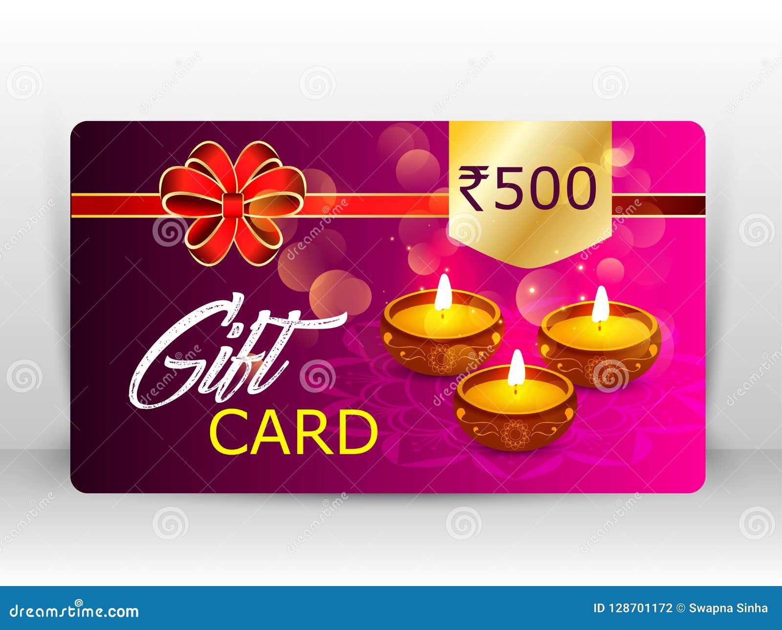 Creative Illustration of Burning Diya with Fireworks Diwali Gift Card  Stock Illustration  Illustration of hindu beautiful 128701076