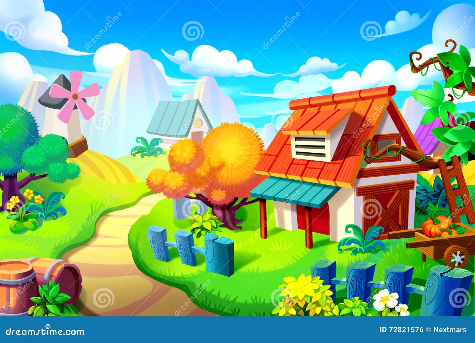 Creative Illustration and Innovative Art: Background Set: Peaceful Place in the Colorful Wonder Land. Stock Illustration - Illustration of fine, design: 72821576 Creative Illustration and Innovative Art: Background Set: Peaceful Place in the Colorful Wonder Land. Stock Illustration - Illustration of fine, design: 72821576