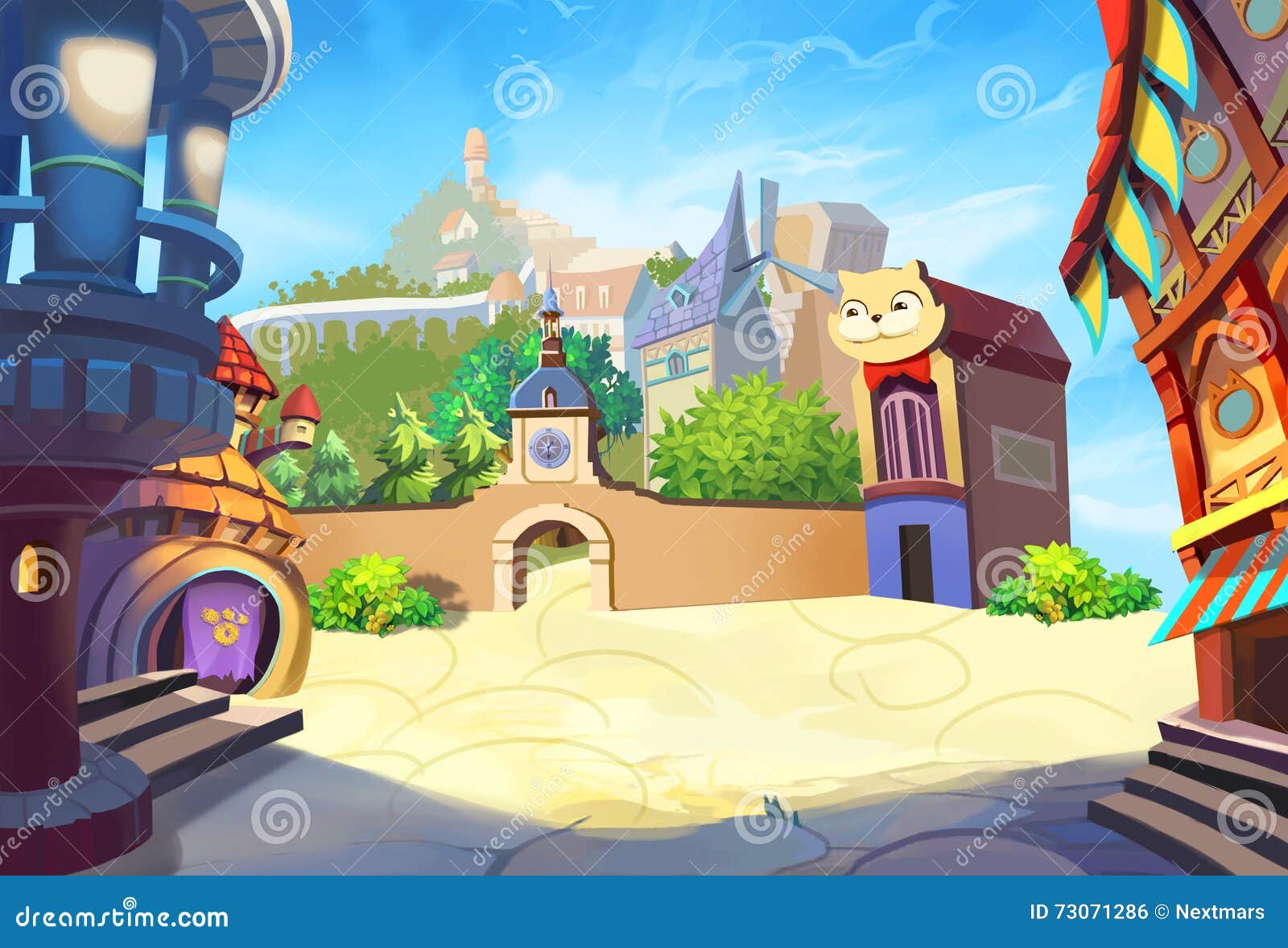 Creative Illustration and Innovative Art: a Small Town by the Sea. Stock Illustration - Illustration of game, beautiful: 73071286 Creative Illustration and Innovative Art: a Small Town by the Sea. Stock Illustration - Illustration of game, beautiful: 73071286