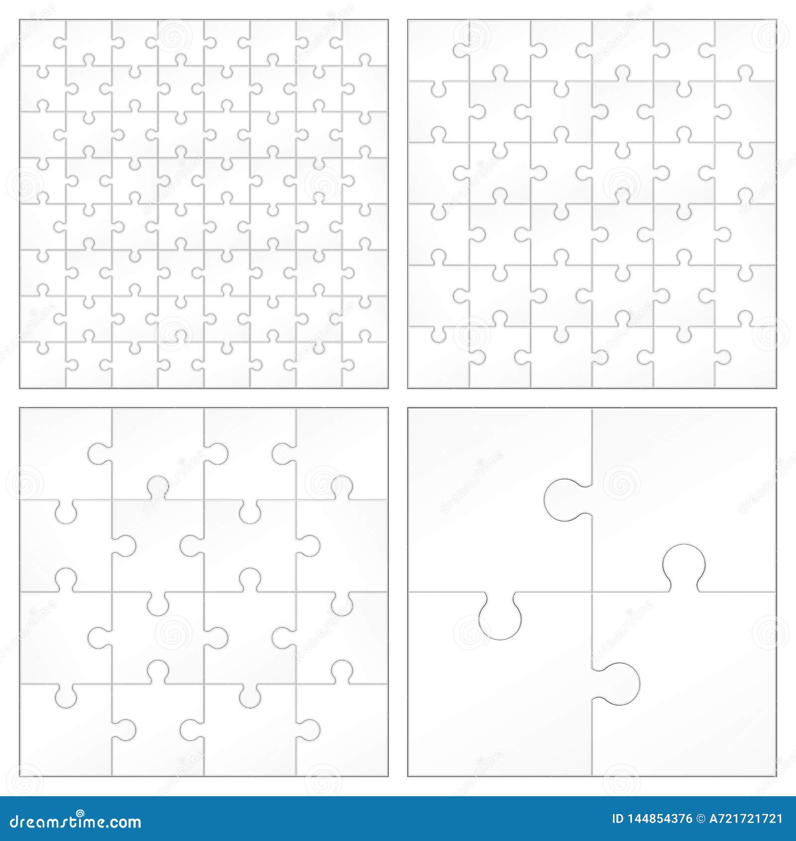Download Creative Illustration Of Jigsaw Puzzle Pieces Background ...