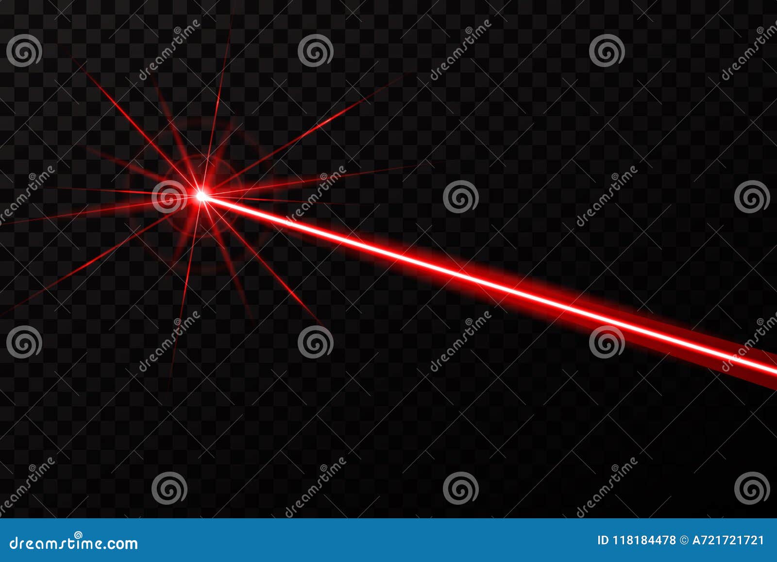 creative  of laser security beam on transparent background. art  shine light ray. abstract conce