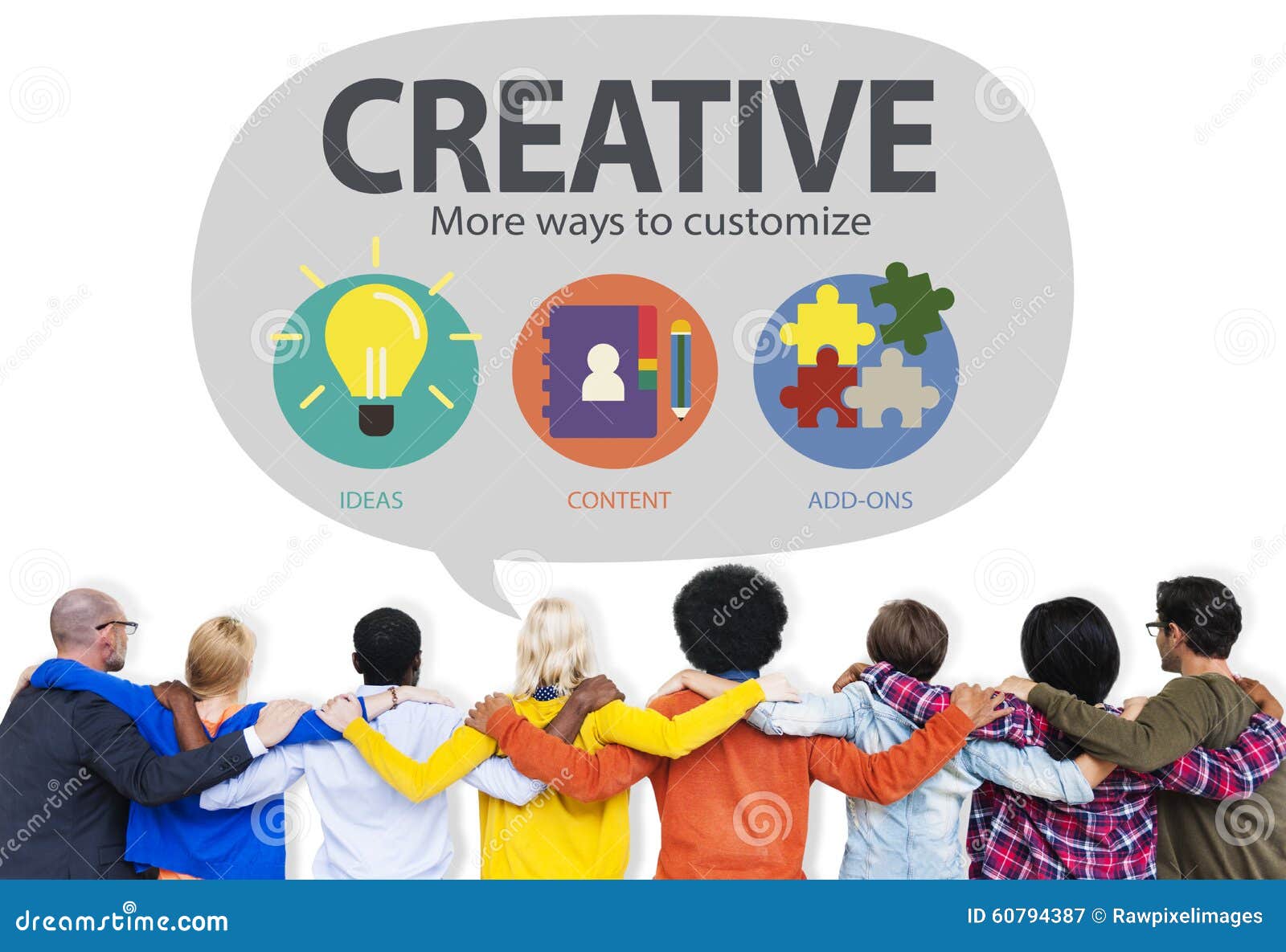 creative innovation vision inspiration customize concept