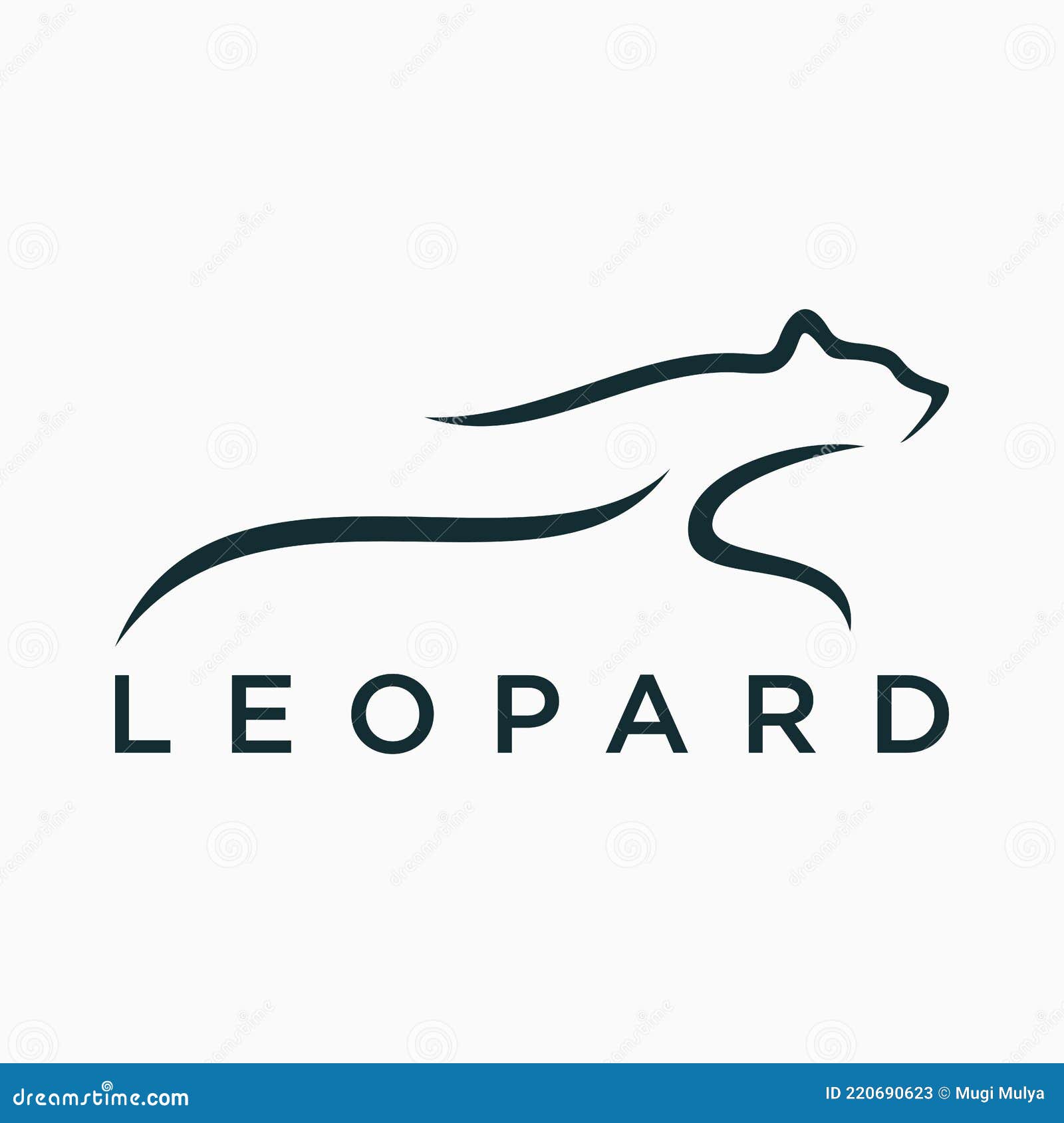 Leopard, Cheetah Logo Design Stock Vector - Illustration of carnivore ...
